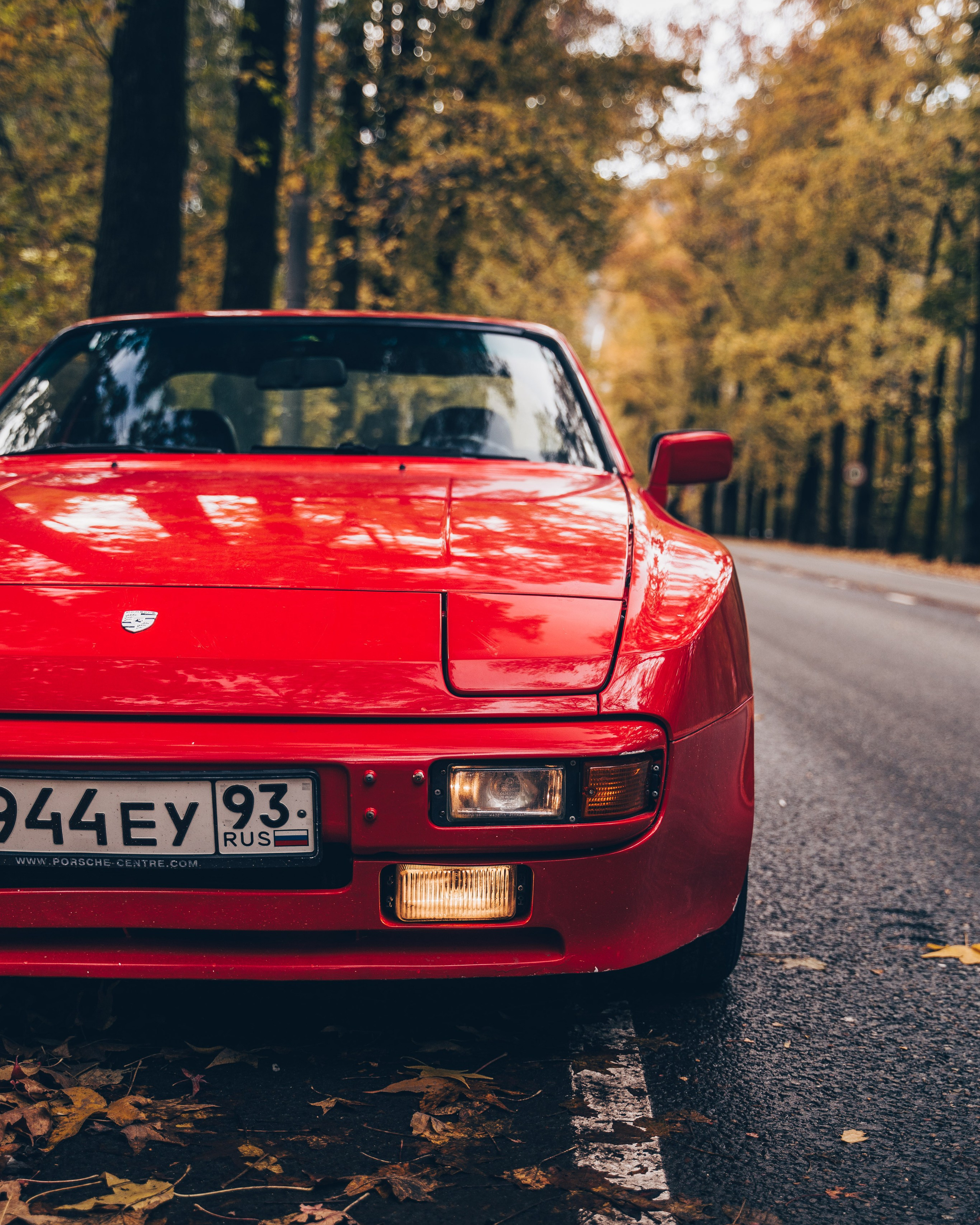 Autumn with Old Porsche