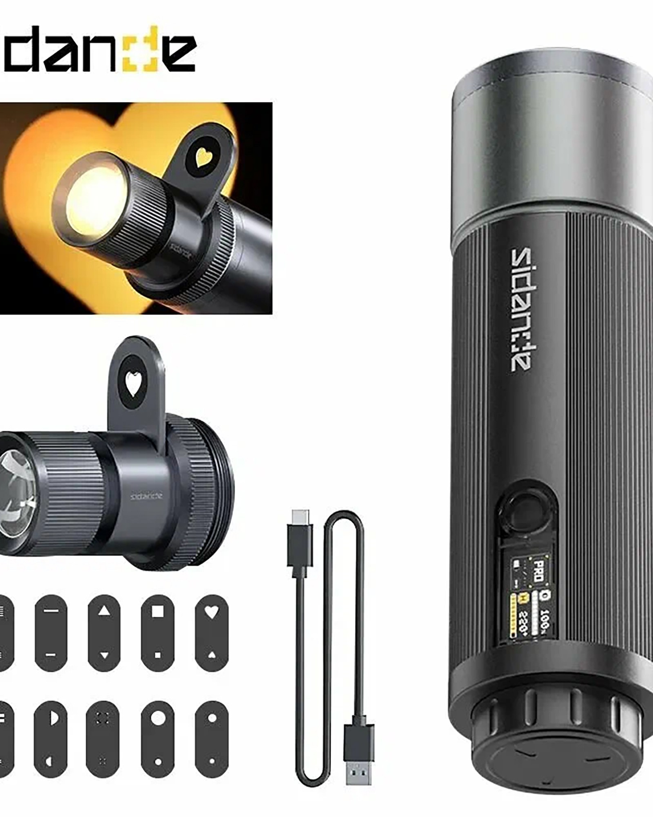 Фотофонарь Ambitful Sidande 12 Вт&nbsp;PRO RGB