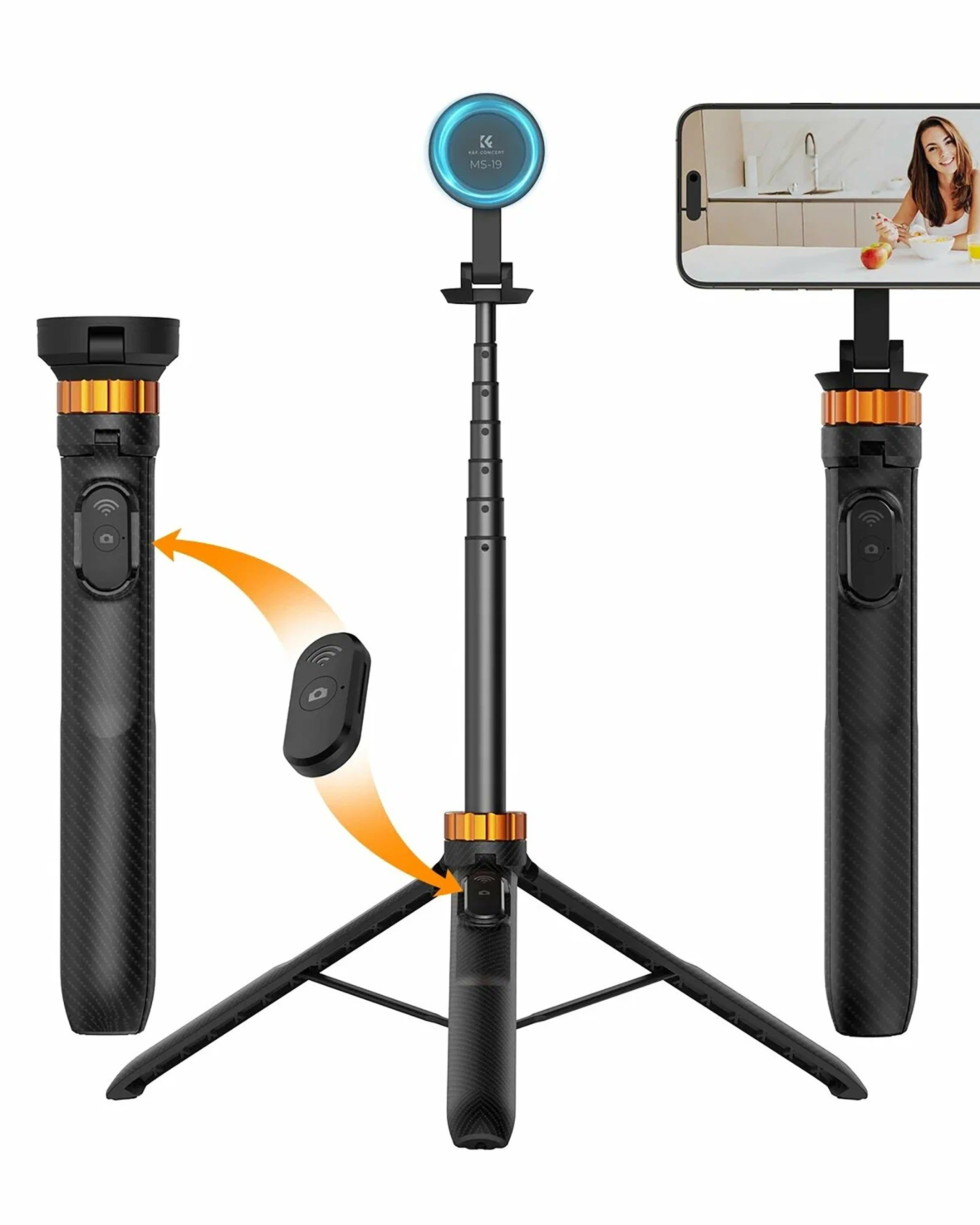 Штатив K&F CONCEPT MagSafe MS19