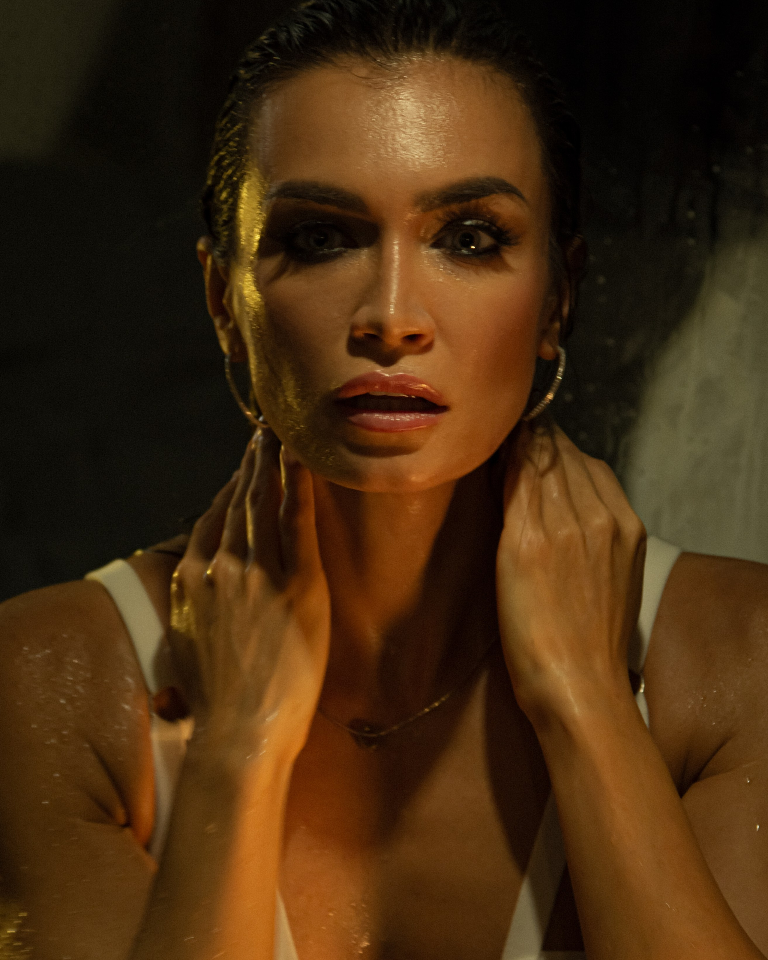 Татьяна Романчук, съёмка в апартотеле