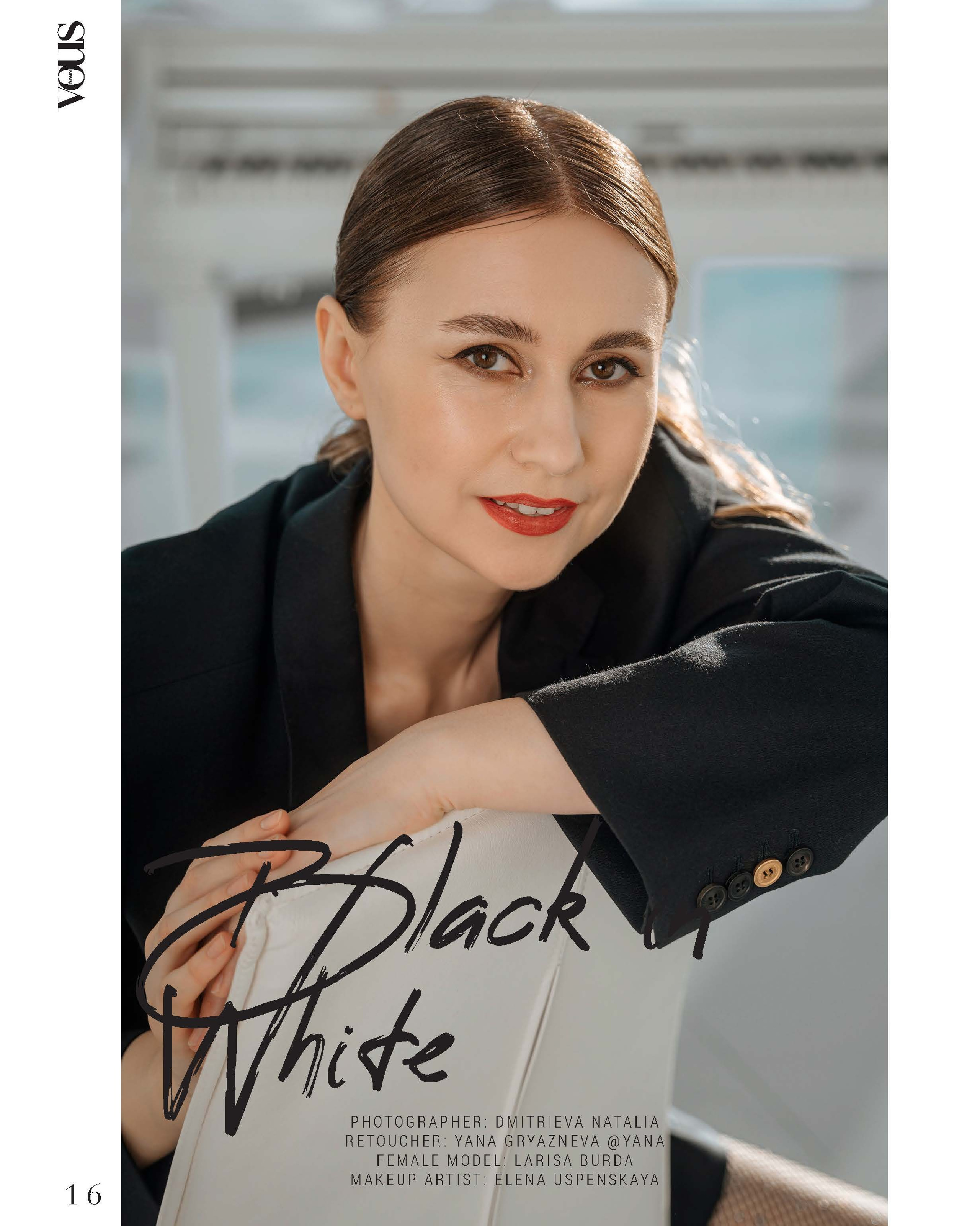 VOUS MAGAZINE Black in White