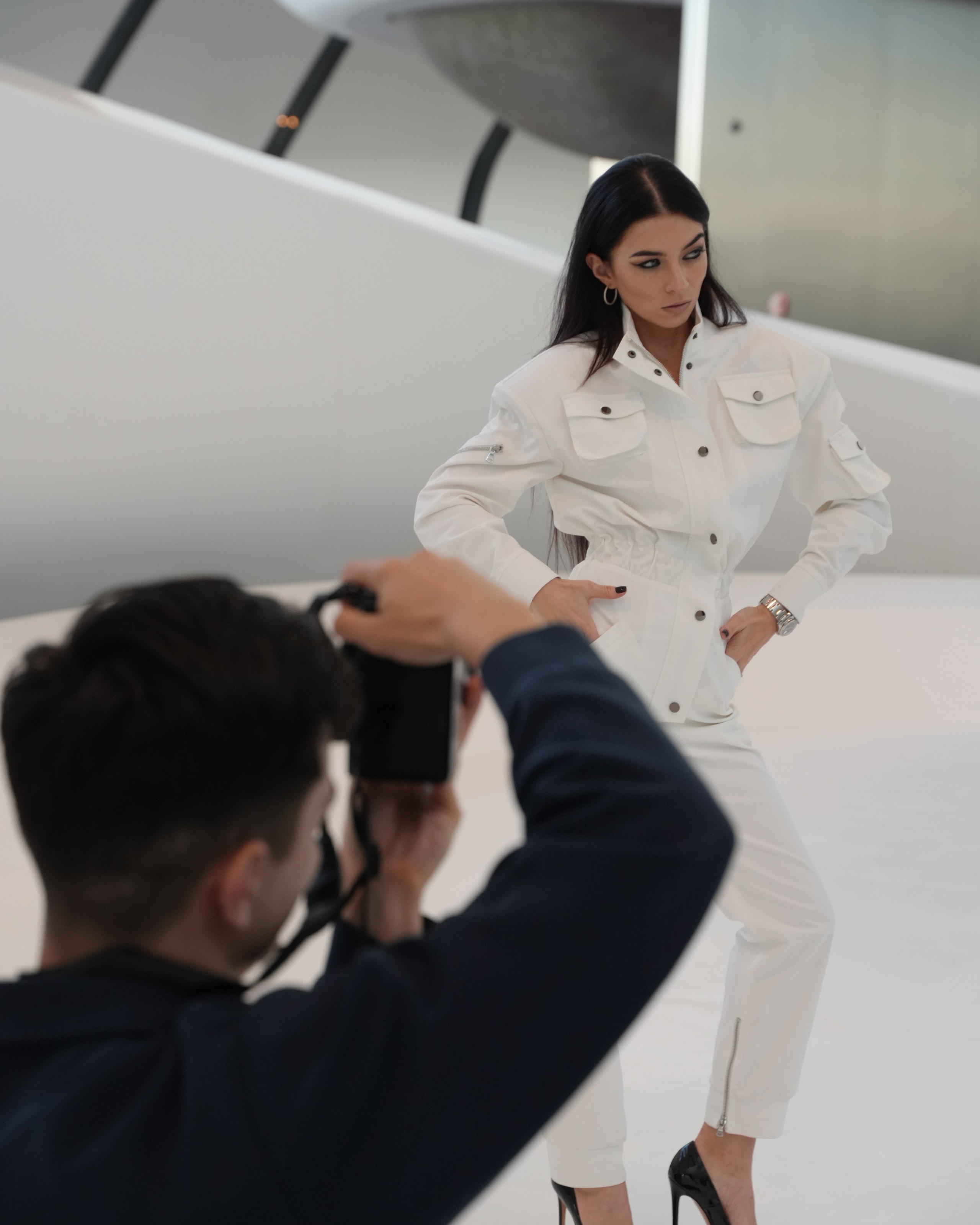 #backstage со съёмки для бренда Eljacket Atelier