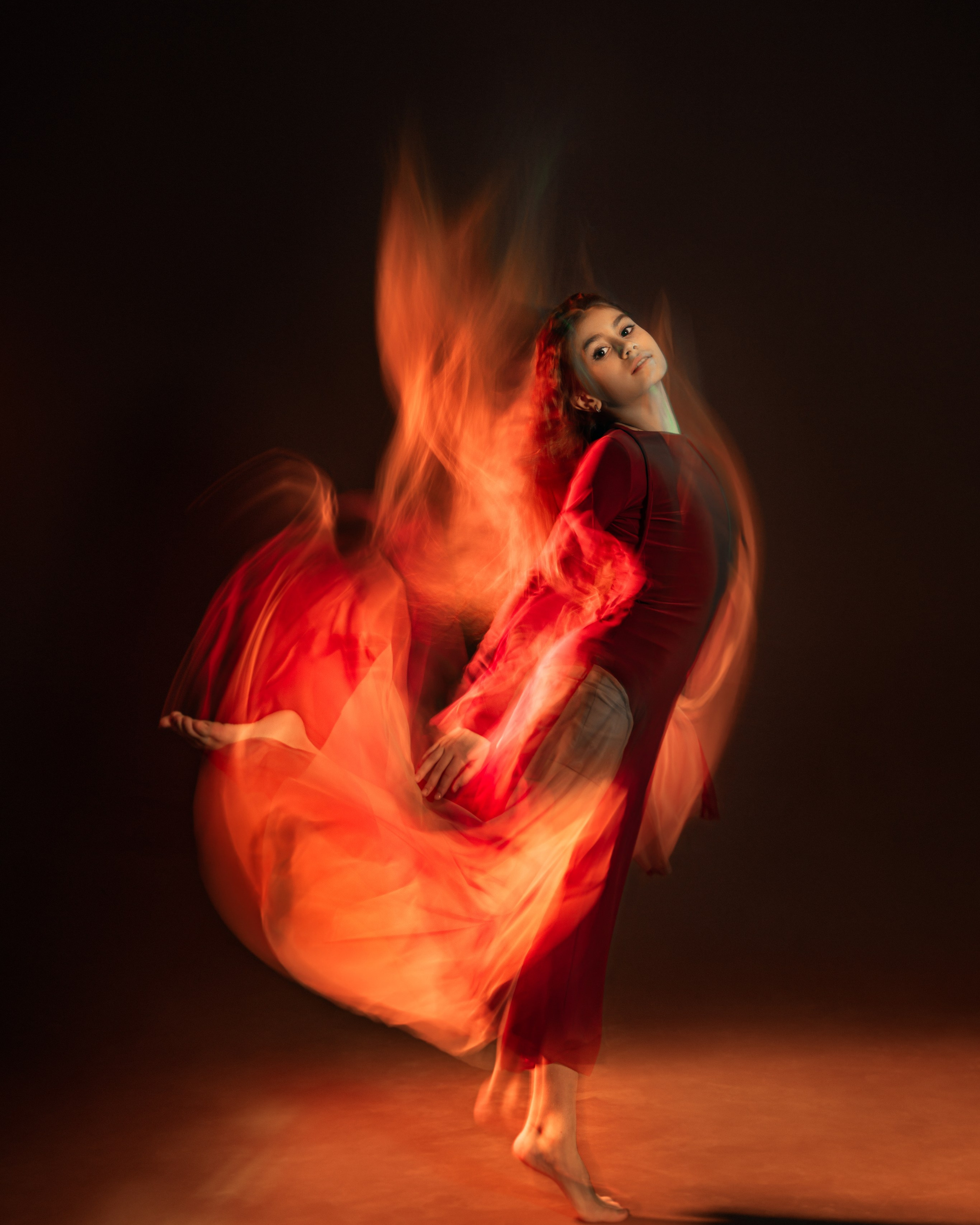 Лина, танец огня