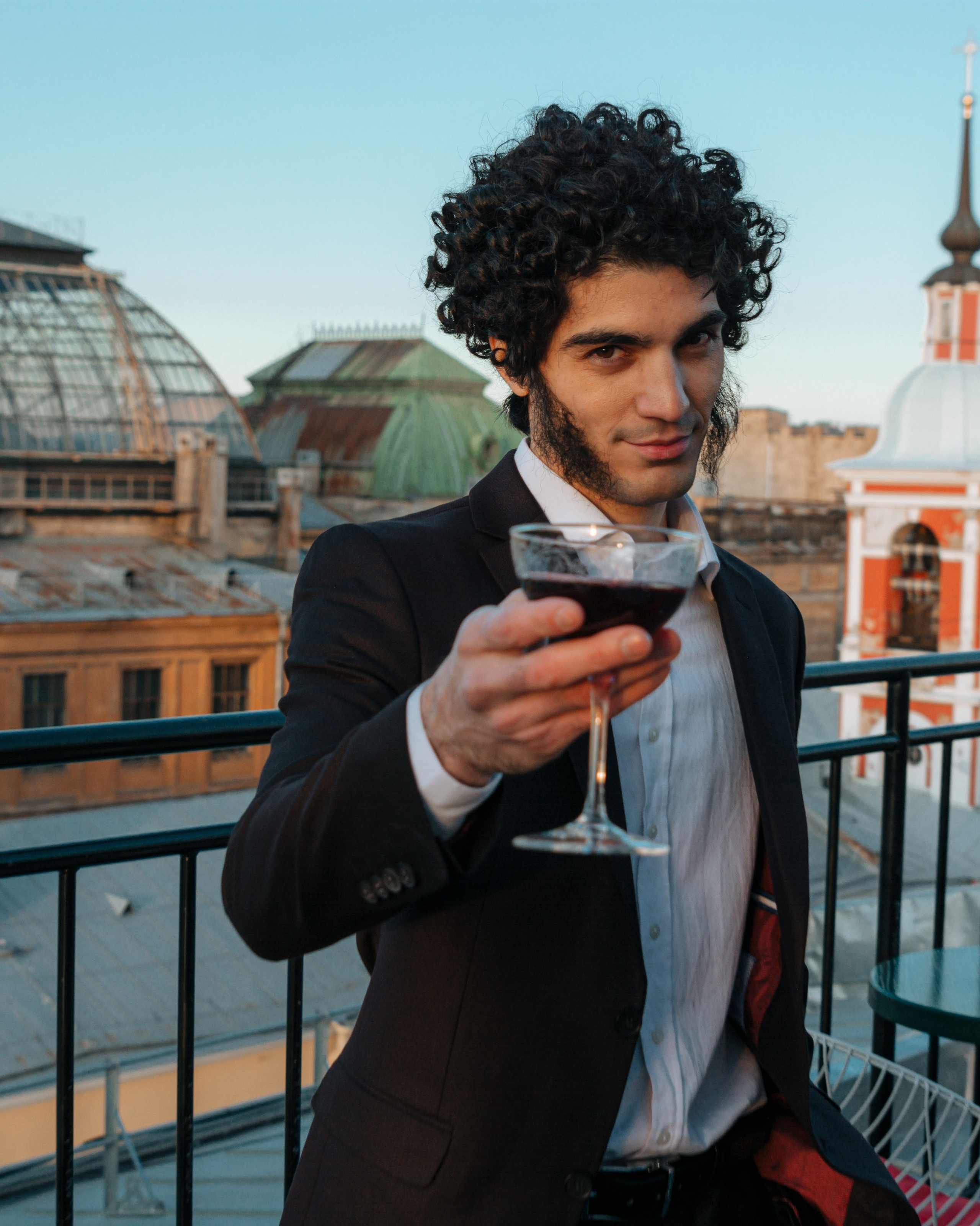 Пушкин в отеле «Оболенский». Съёмка ролика для конкурса