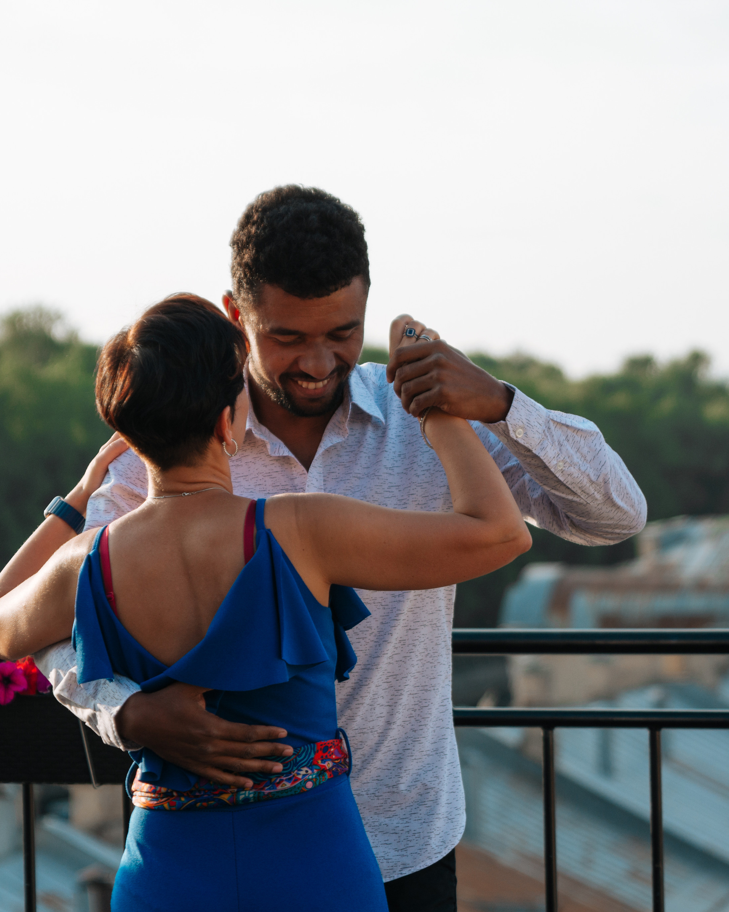 Бачата на террасе отеля Оболенский