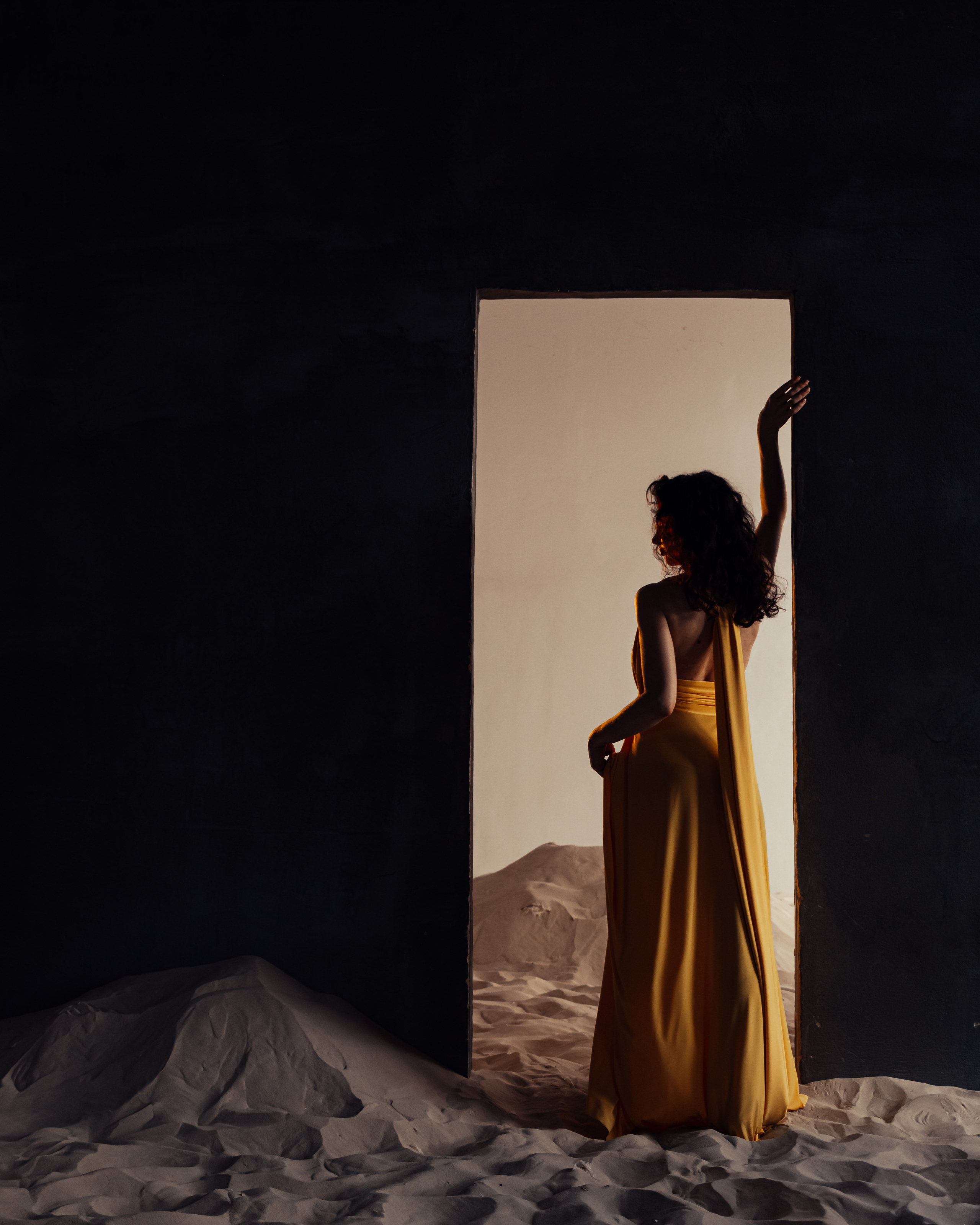 Оксана. Фотосессия в песках