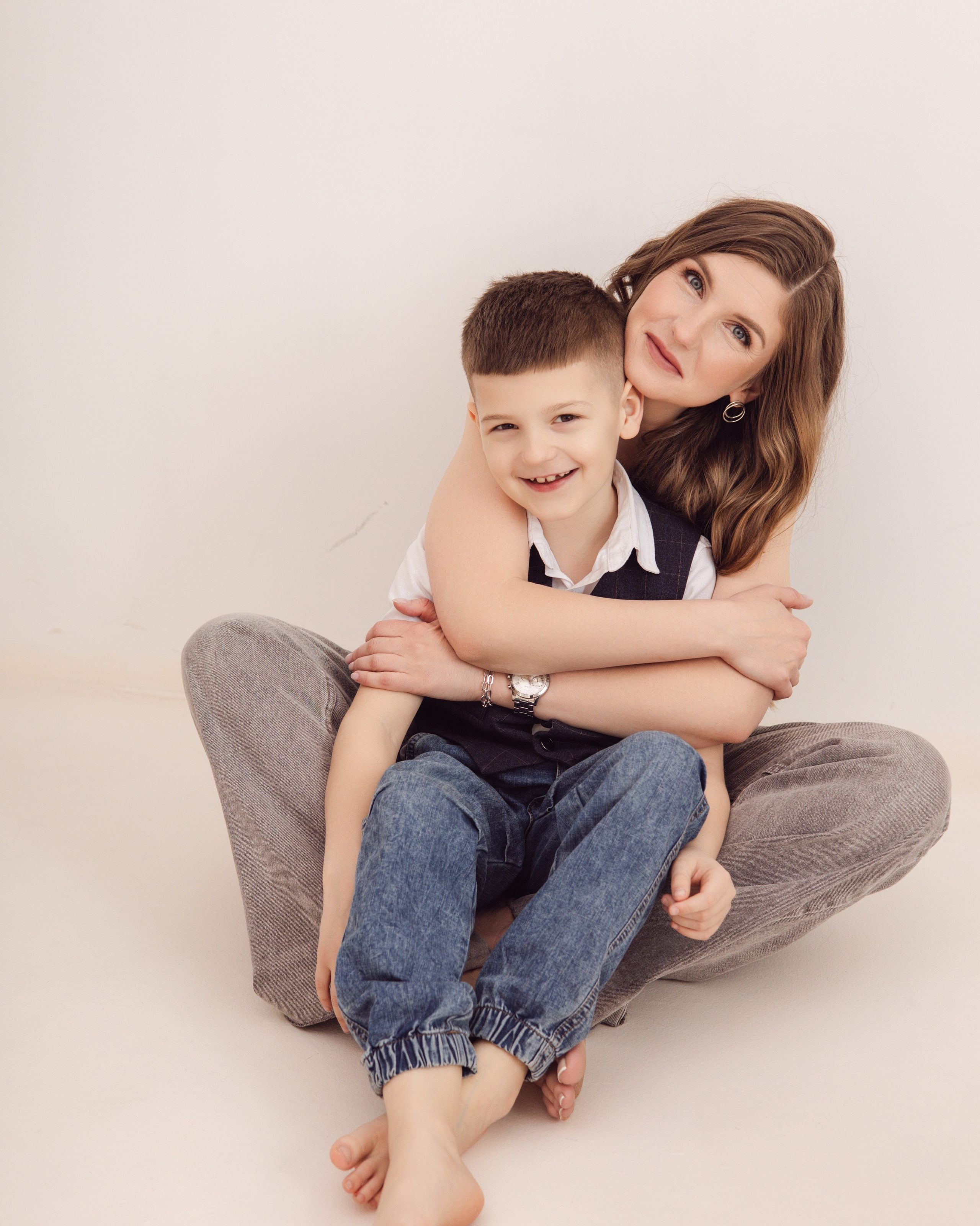 Вова с мамой