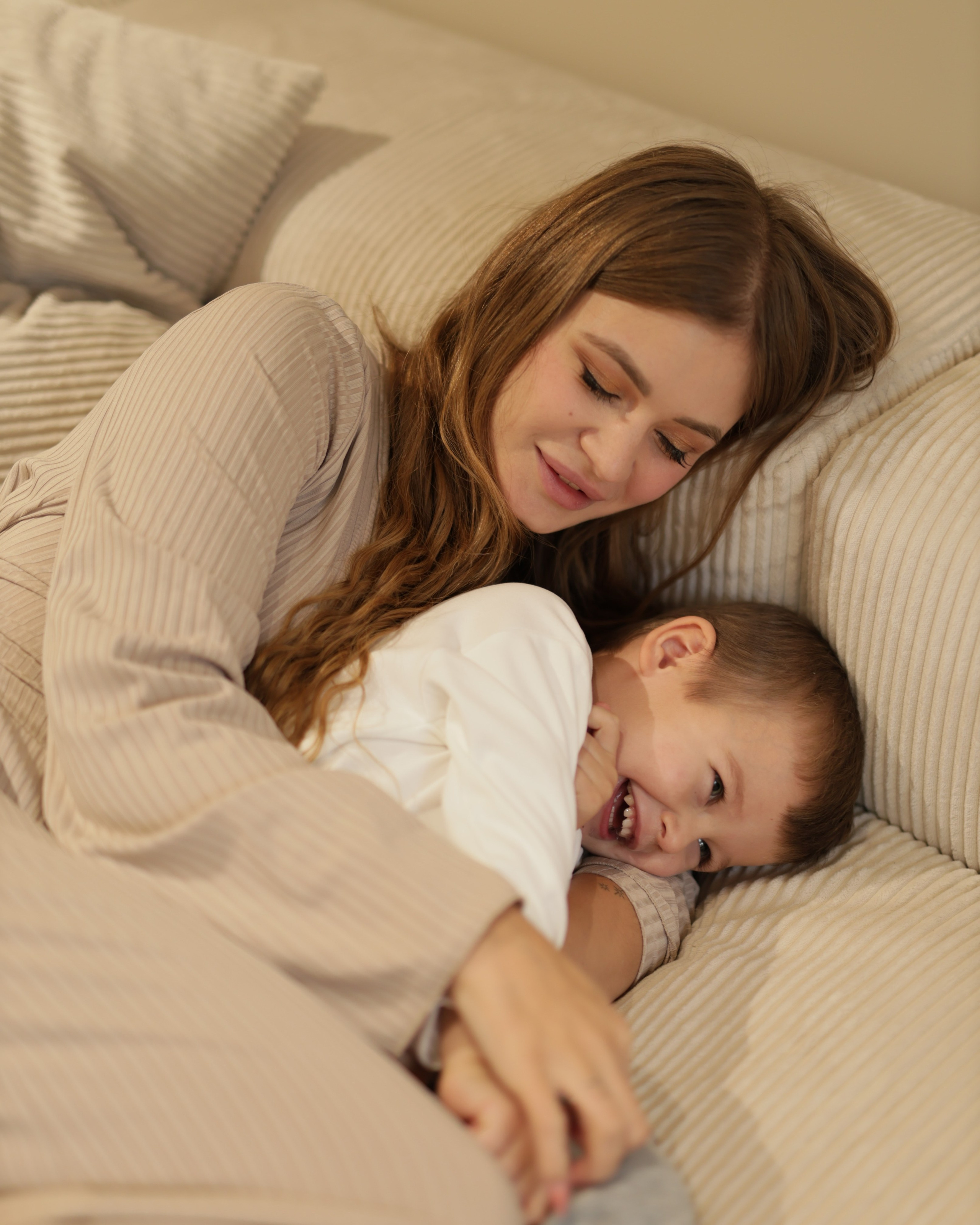 Женя и сынок Глебасик