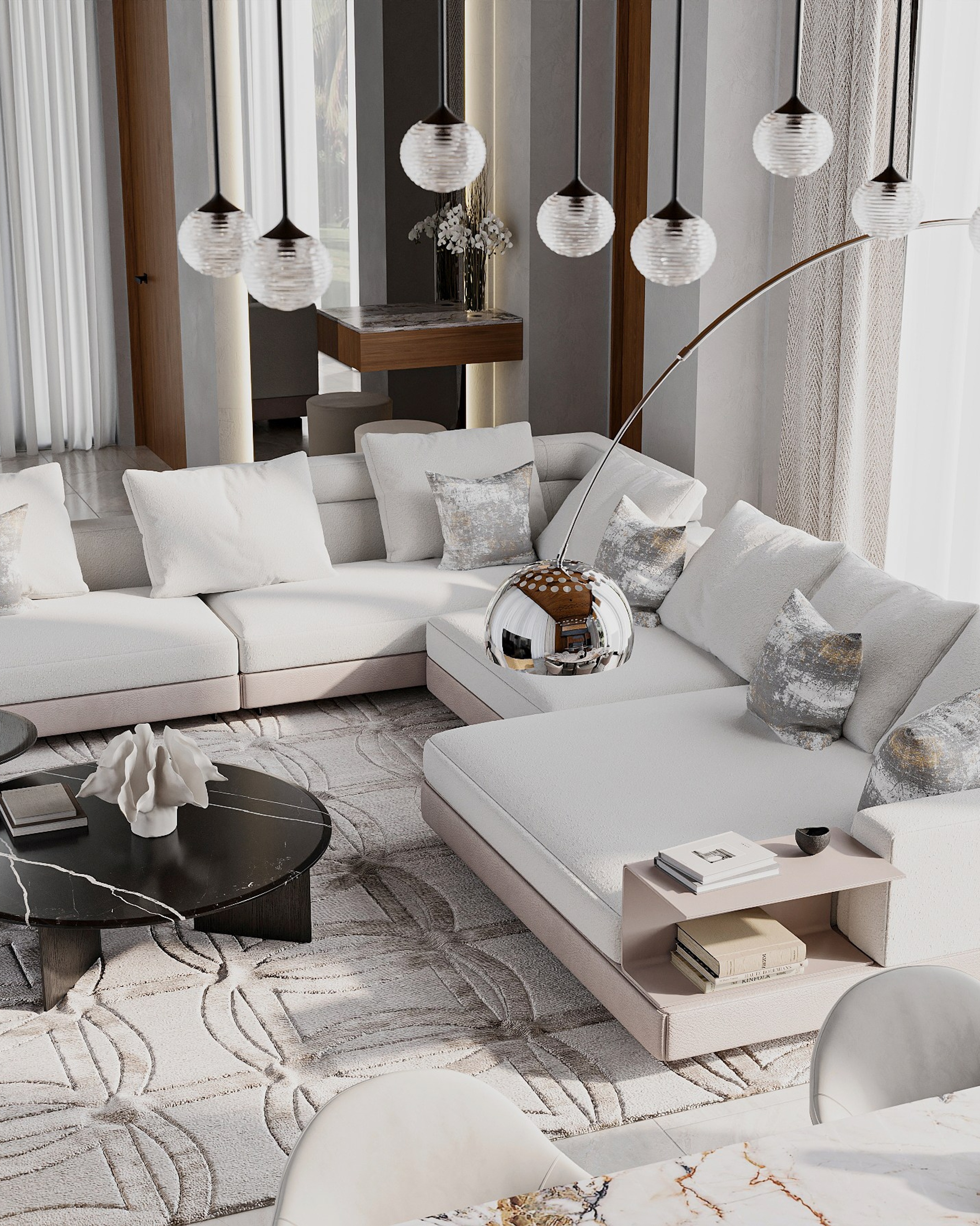 Вилла / Кухня-гостиная