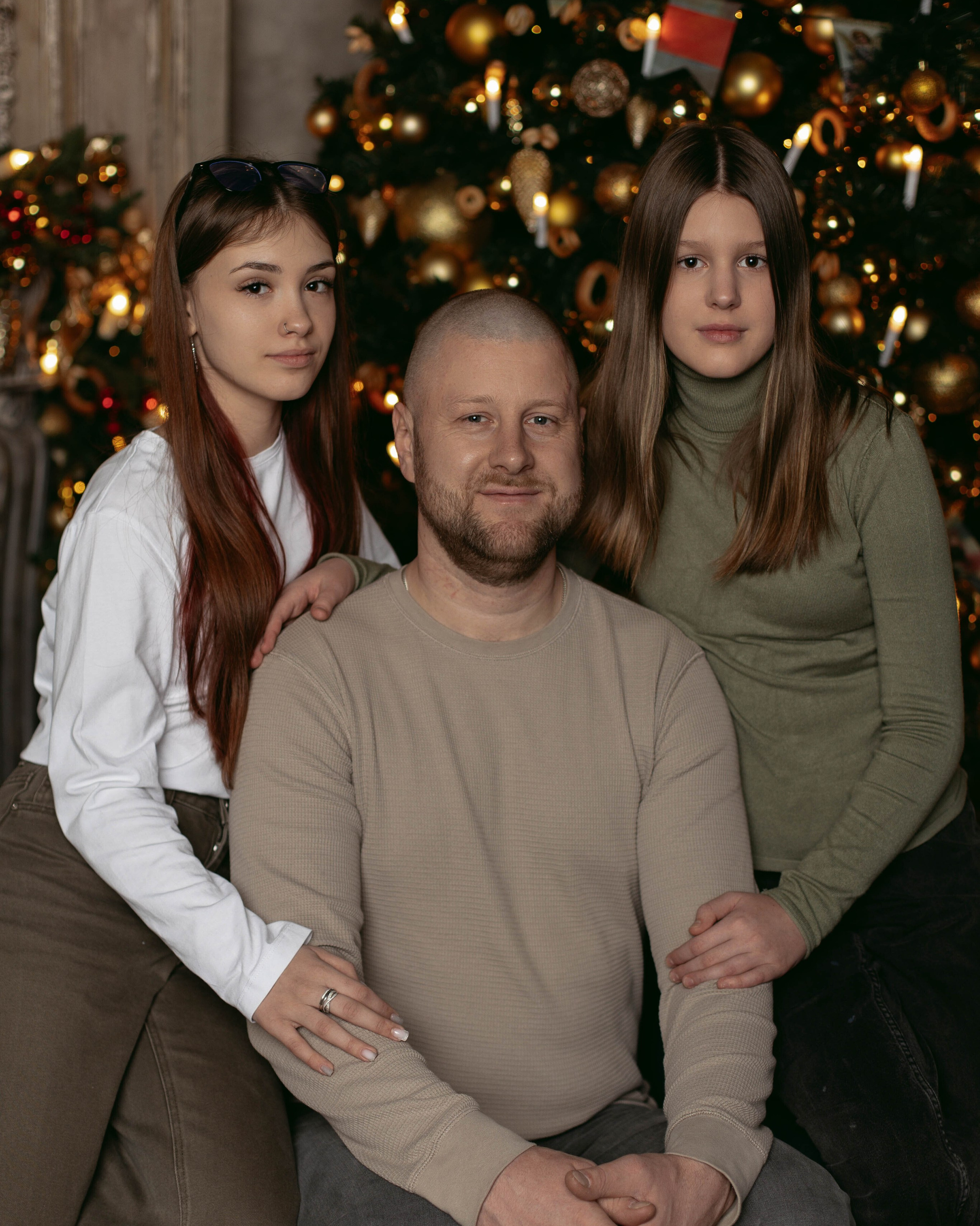 Катя, Саша и дети