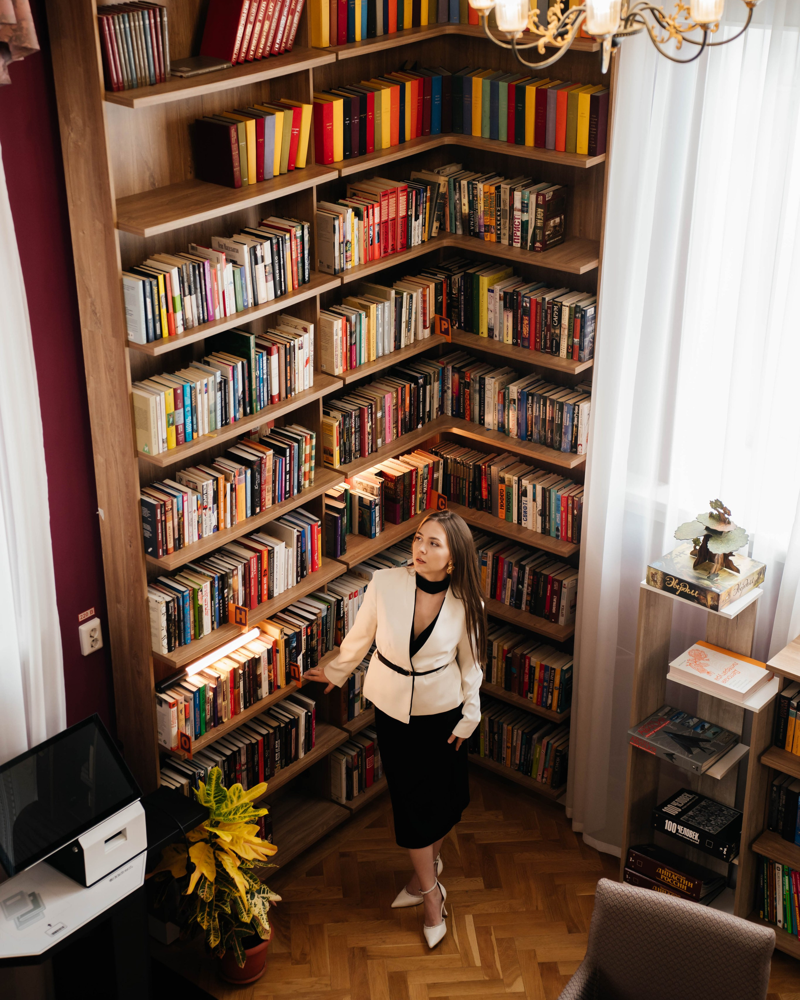 В библиотеке