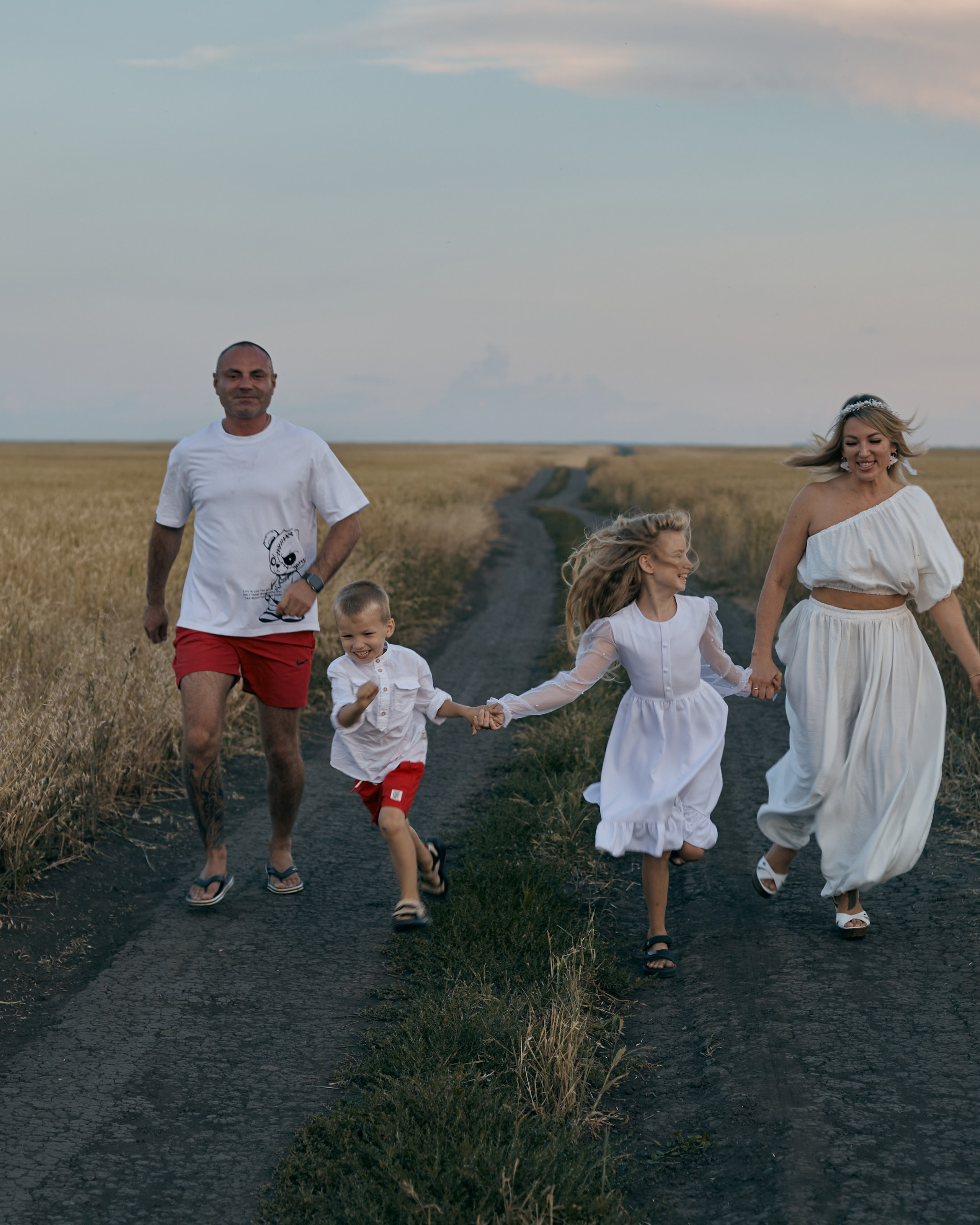 Съемка в поле