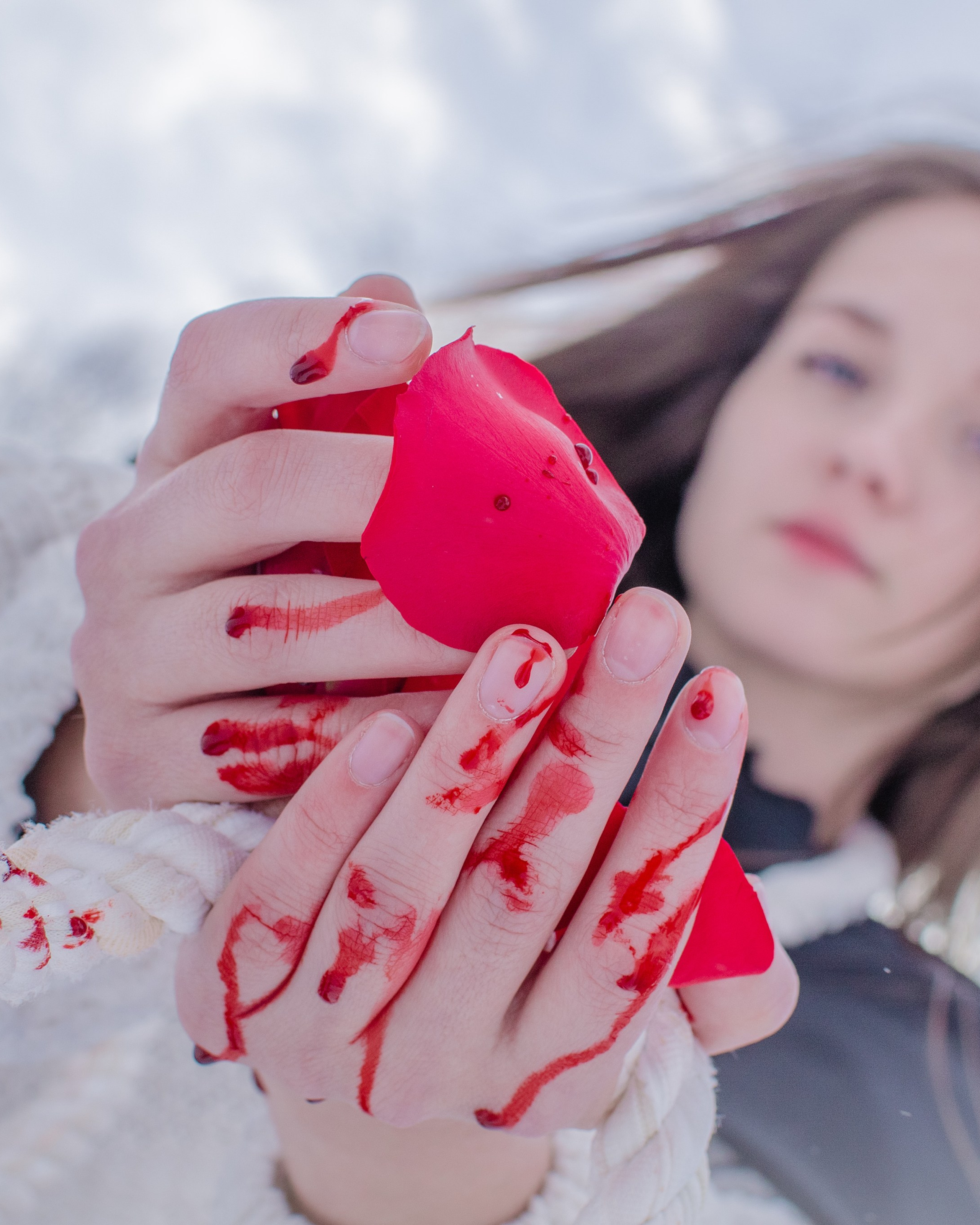 on the verge of insanity