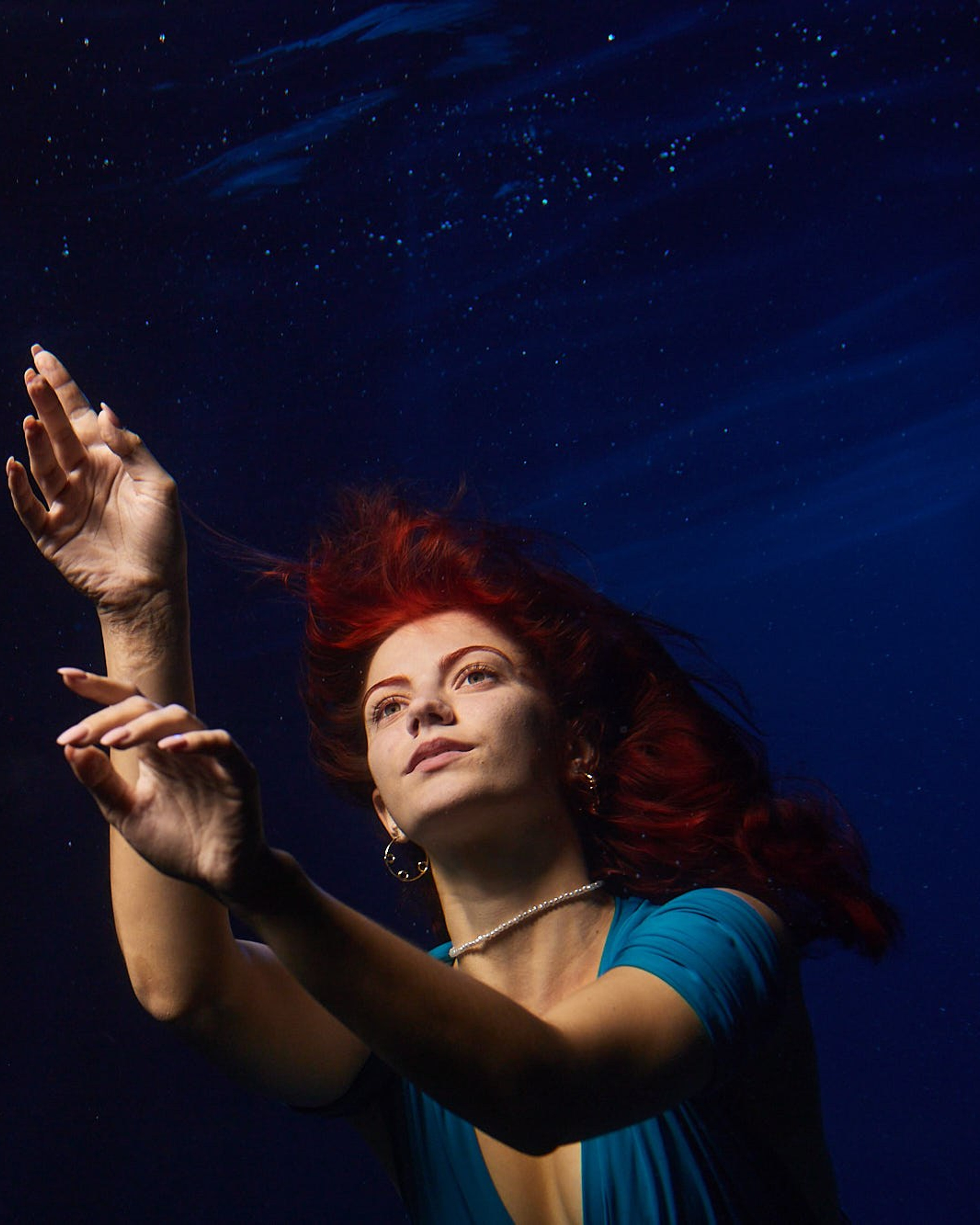 Съемка в бассейне Юля