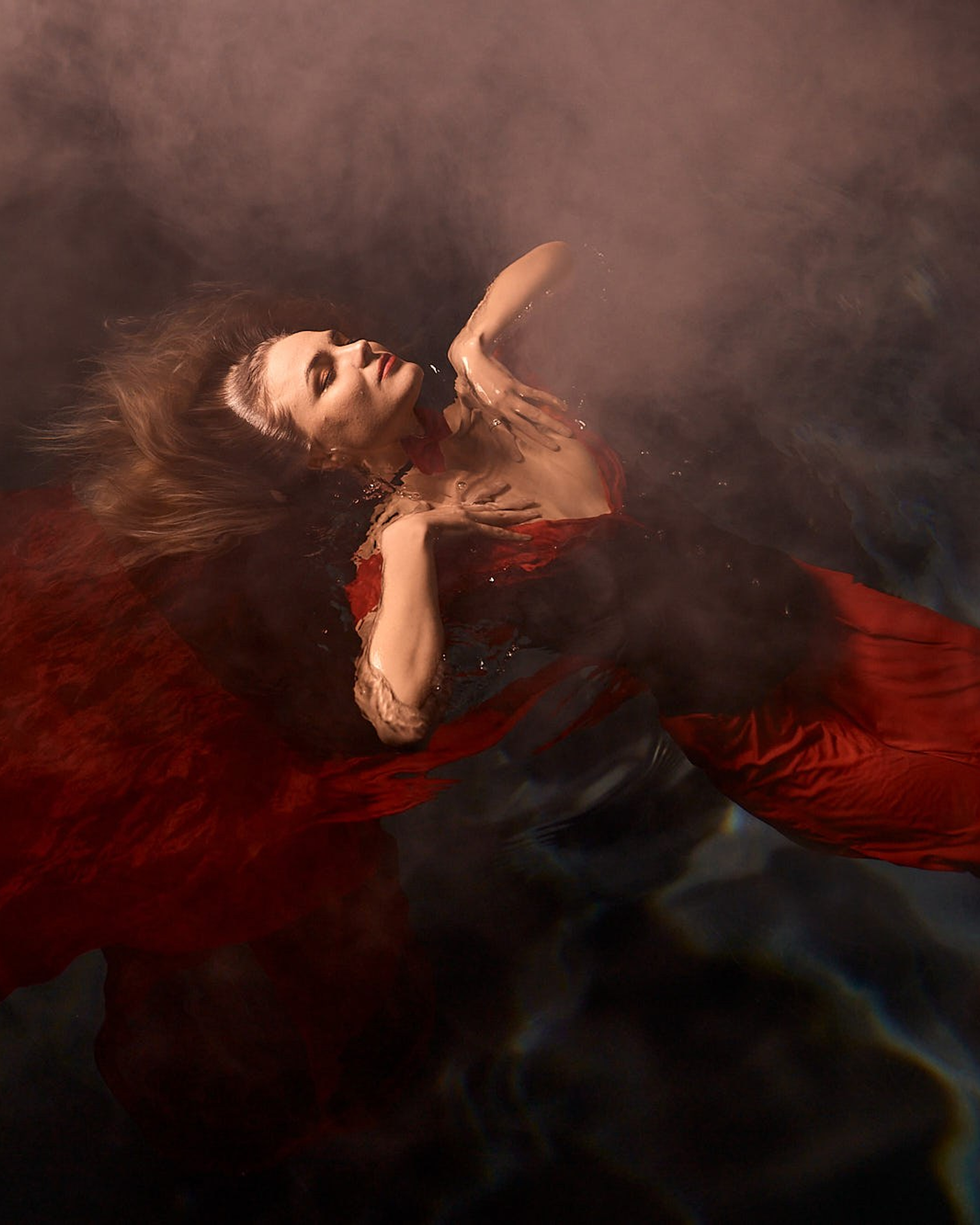 Съемка в бассейне Маша