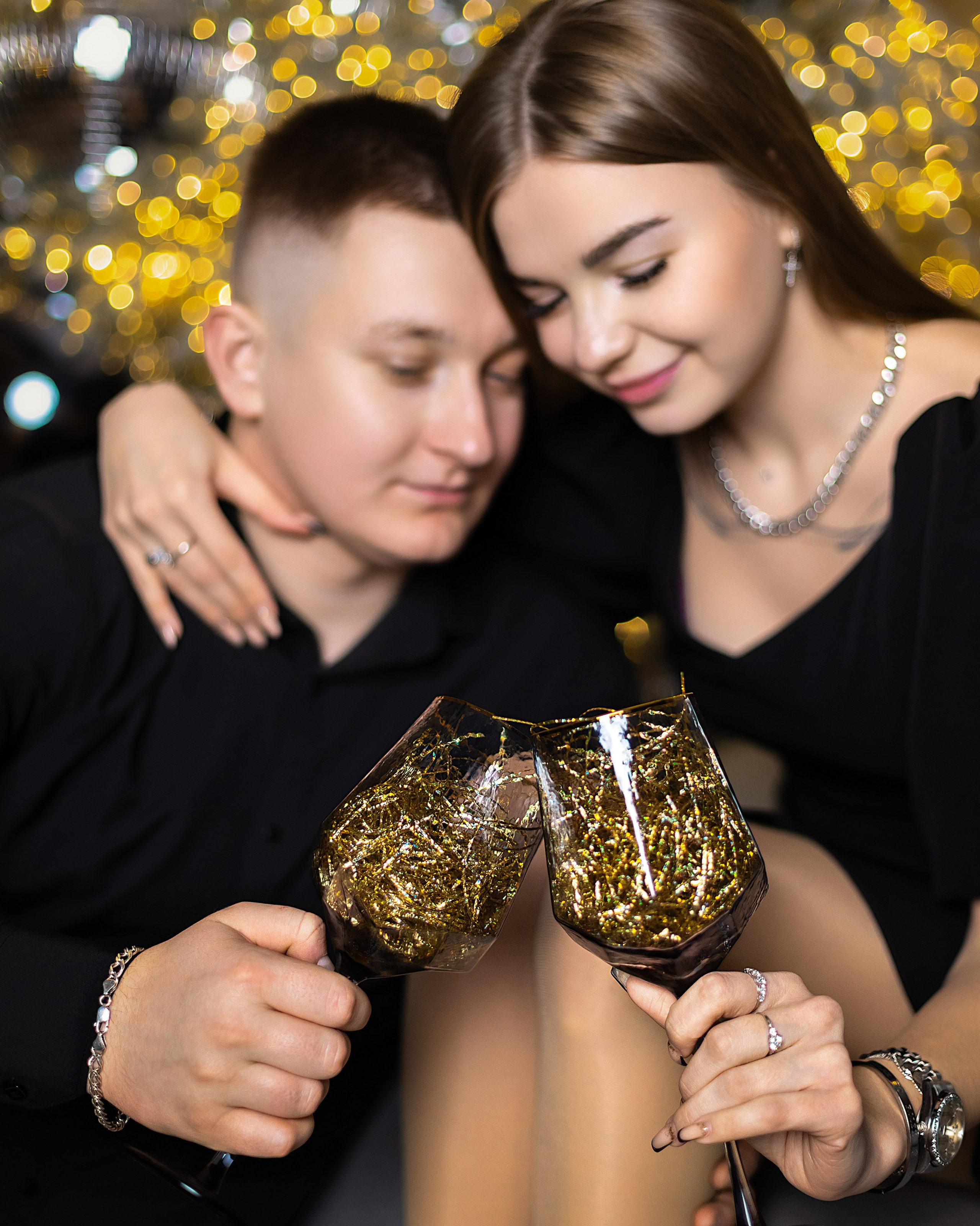 Парная новогодняя фотосессия