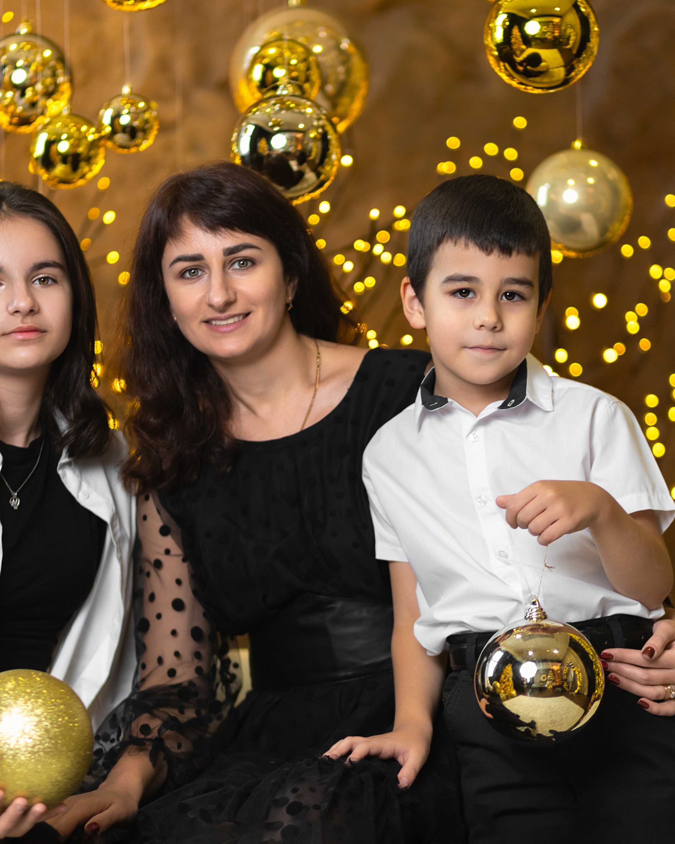 Новогодняя фотосессия 3 человека