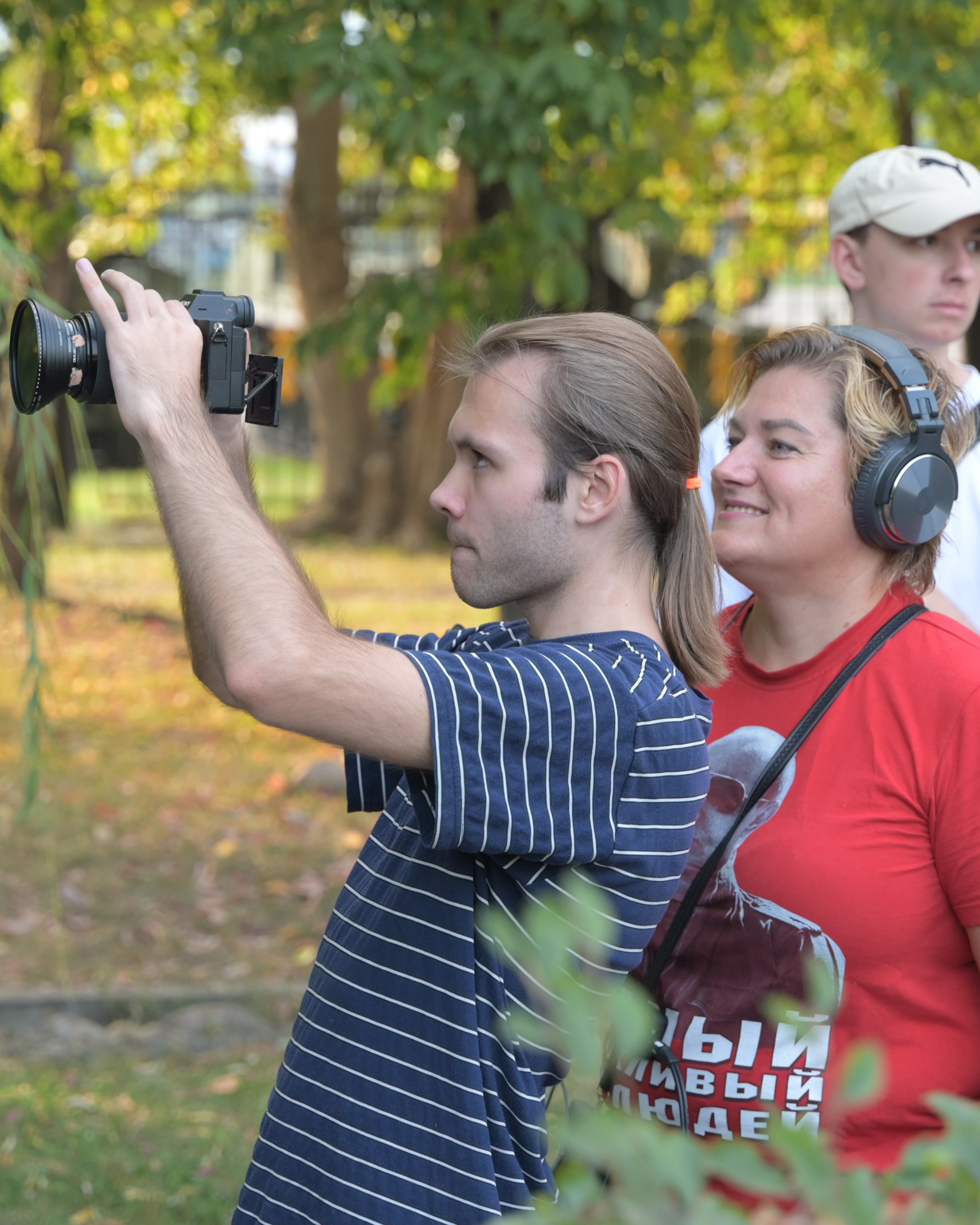 Съемка клипа. Режиссер Ольга Судакова