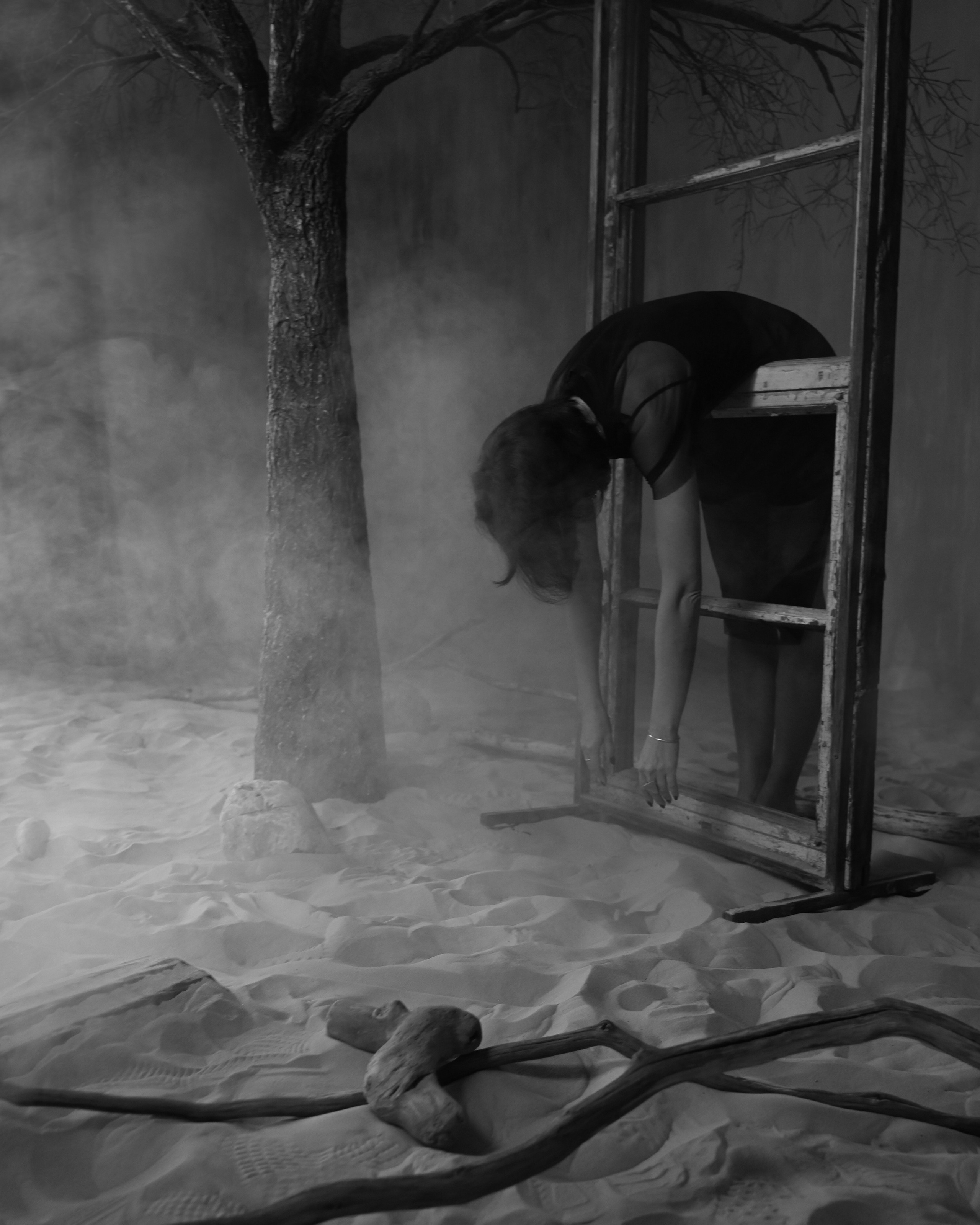 Женская фотосессия в&nbsp;песке