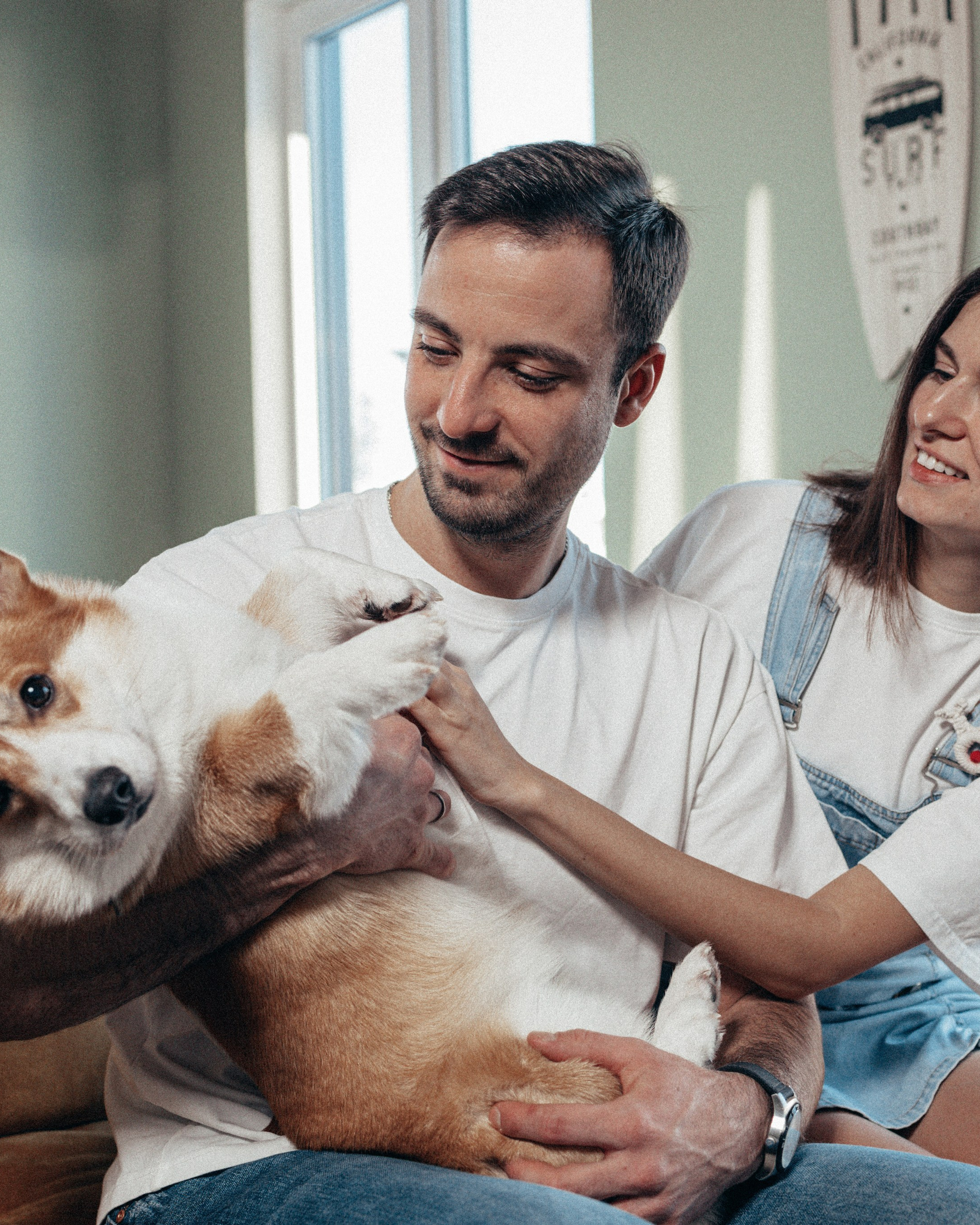 Кирилл, Настя и коржик Рико