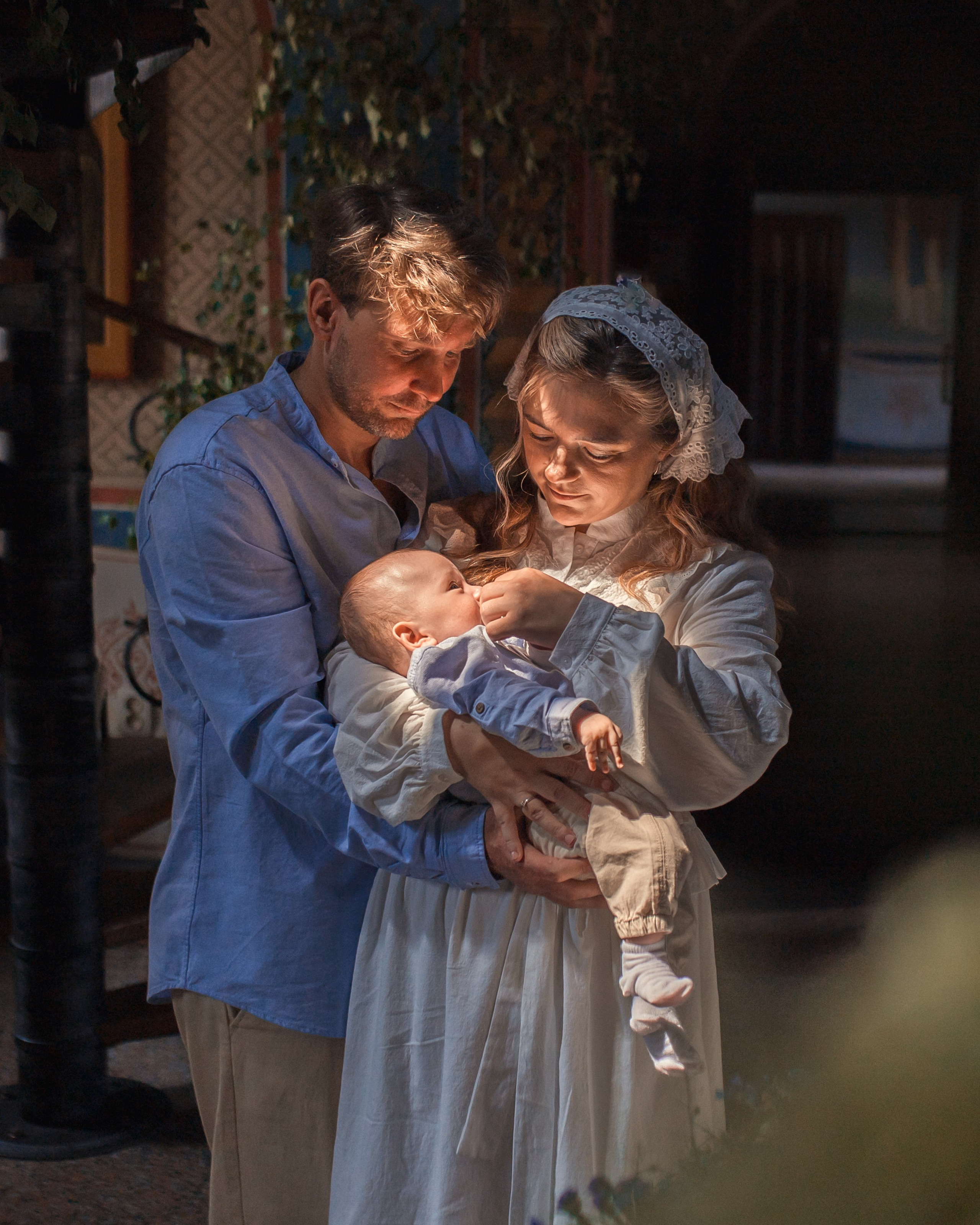 Крещение Мирона. Знаменская церковь г. Переславль Залесский.