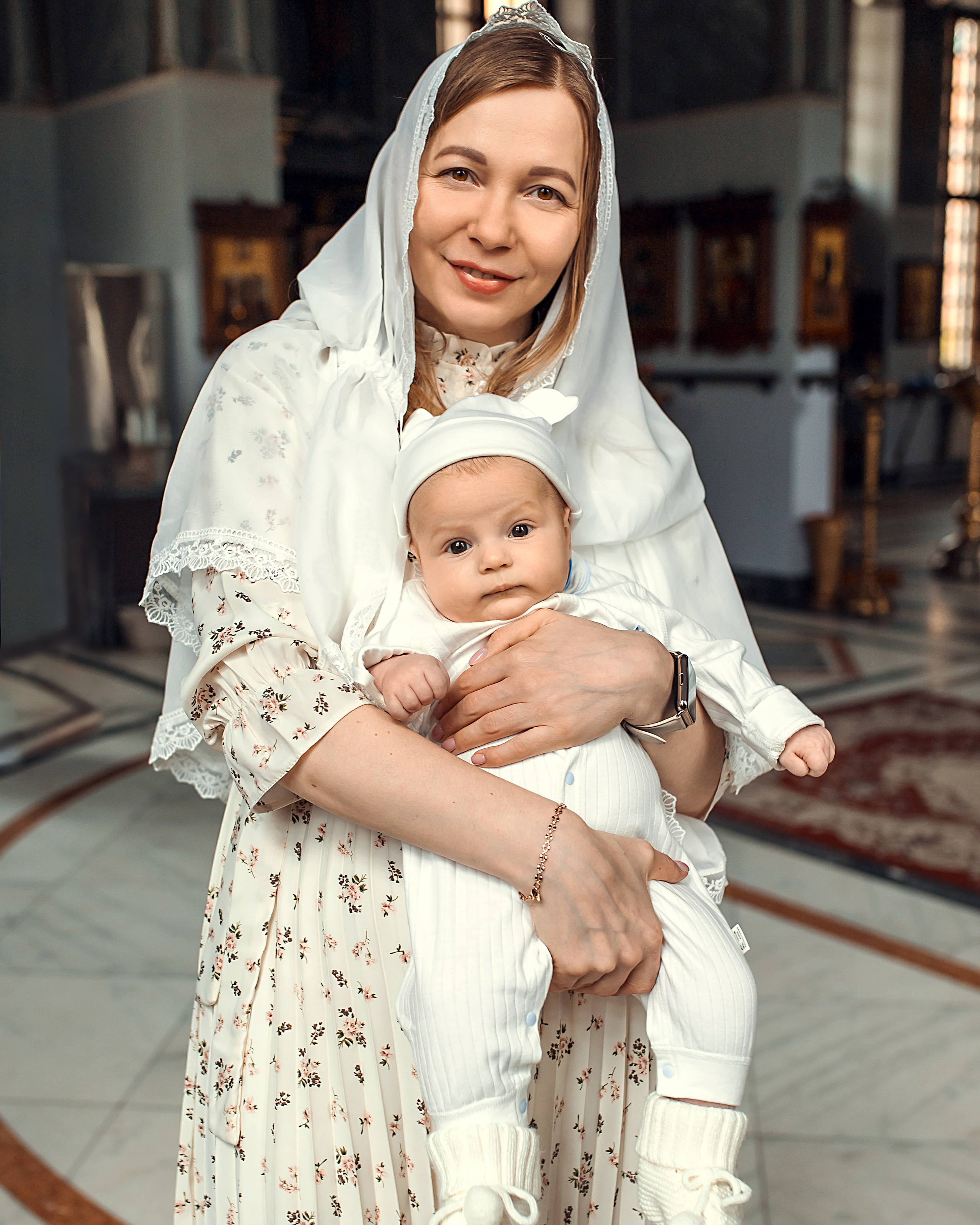 Крещение Артёма.  Храм святого Иннокентия. г. Москва