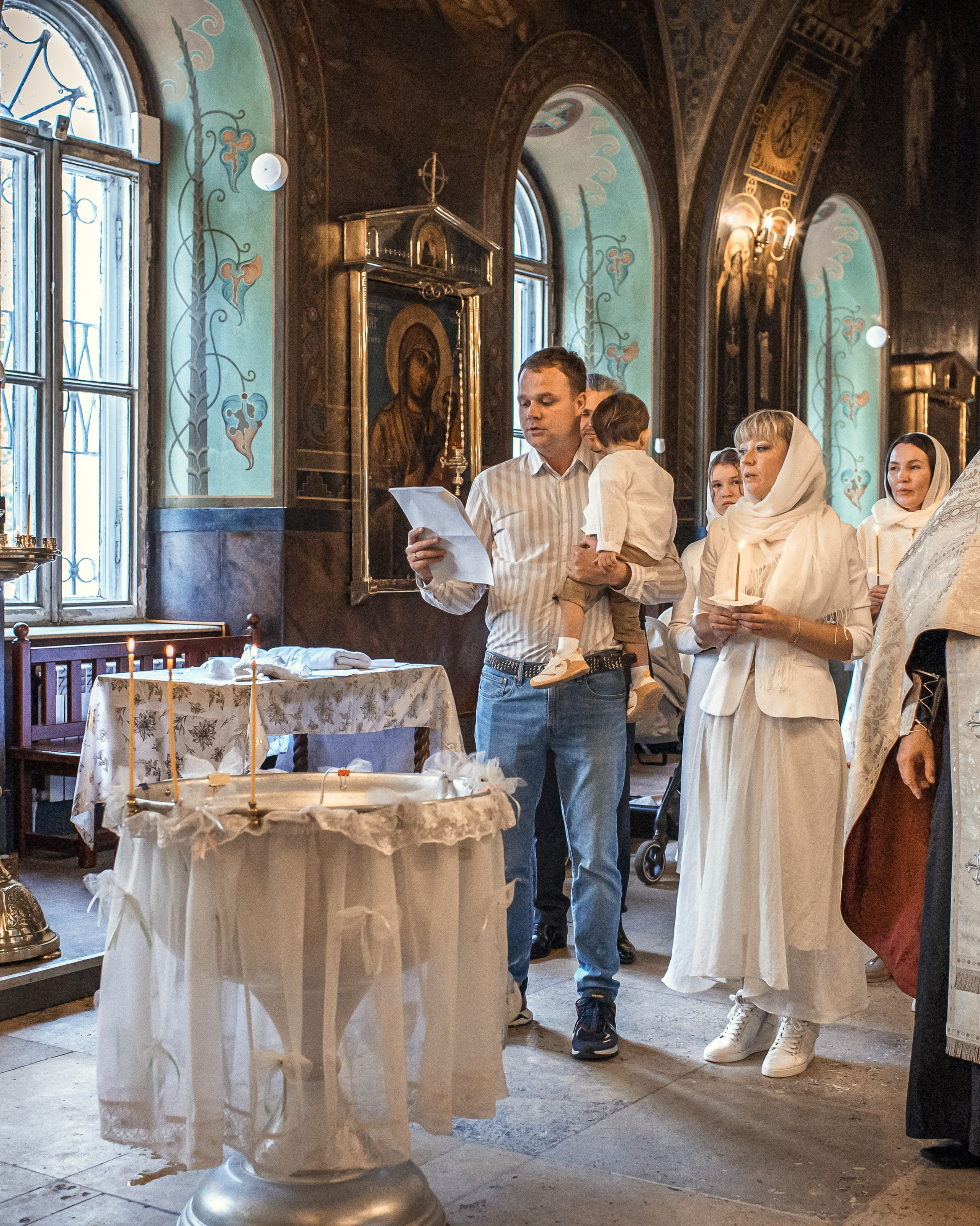 Крещение в Храме Преподобного Пимена Великого