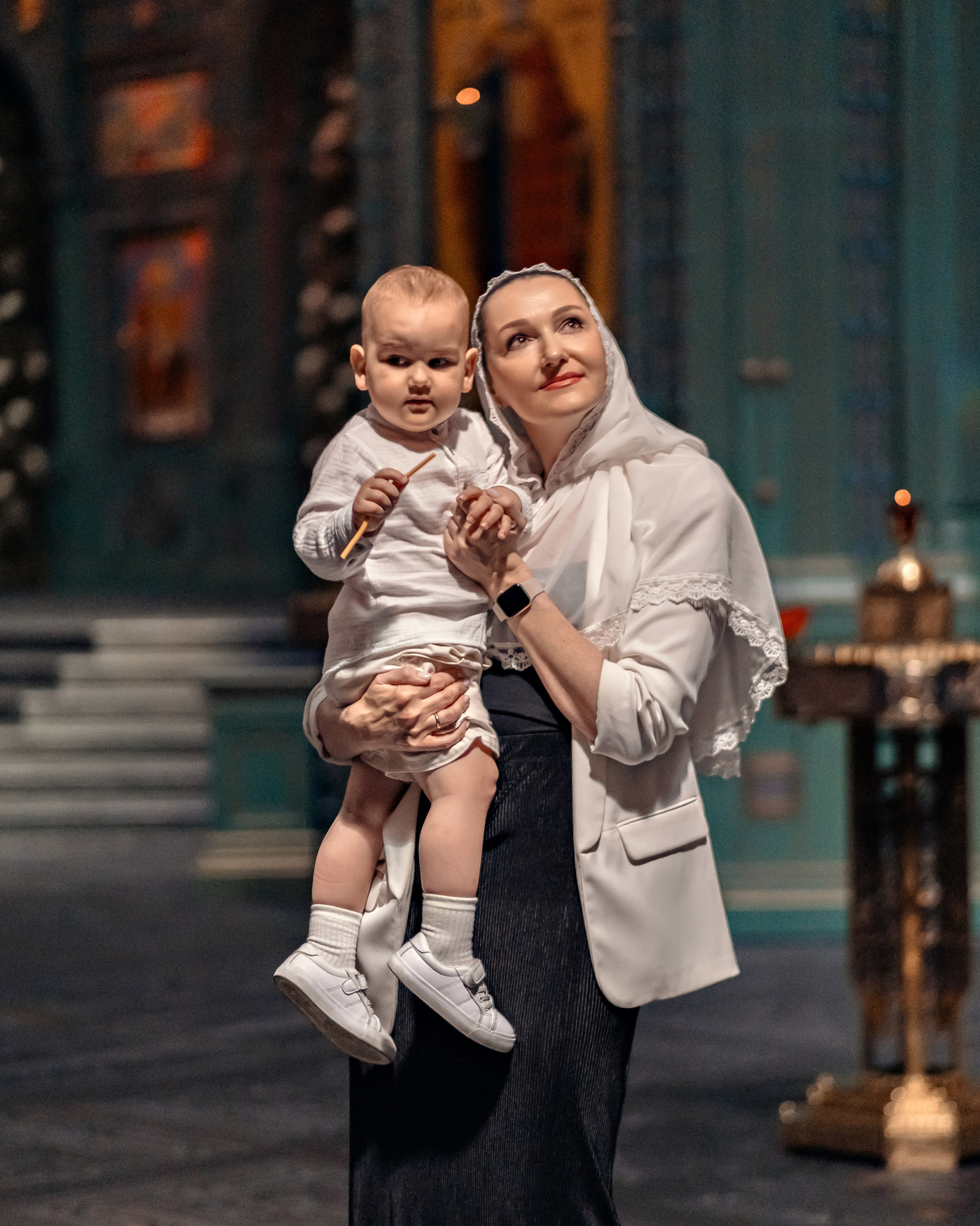 Крещение Георгия. Храм Вооруженных Сил России.