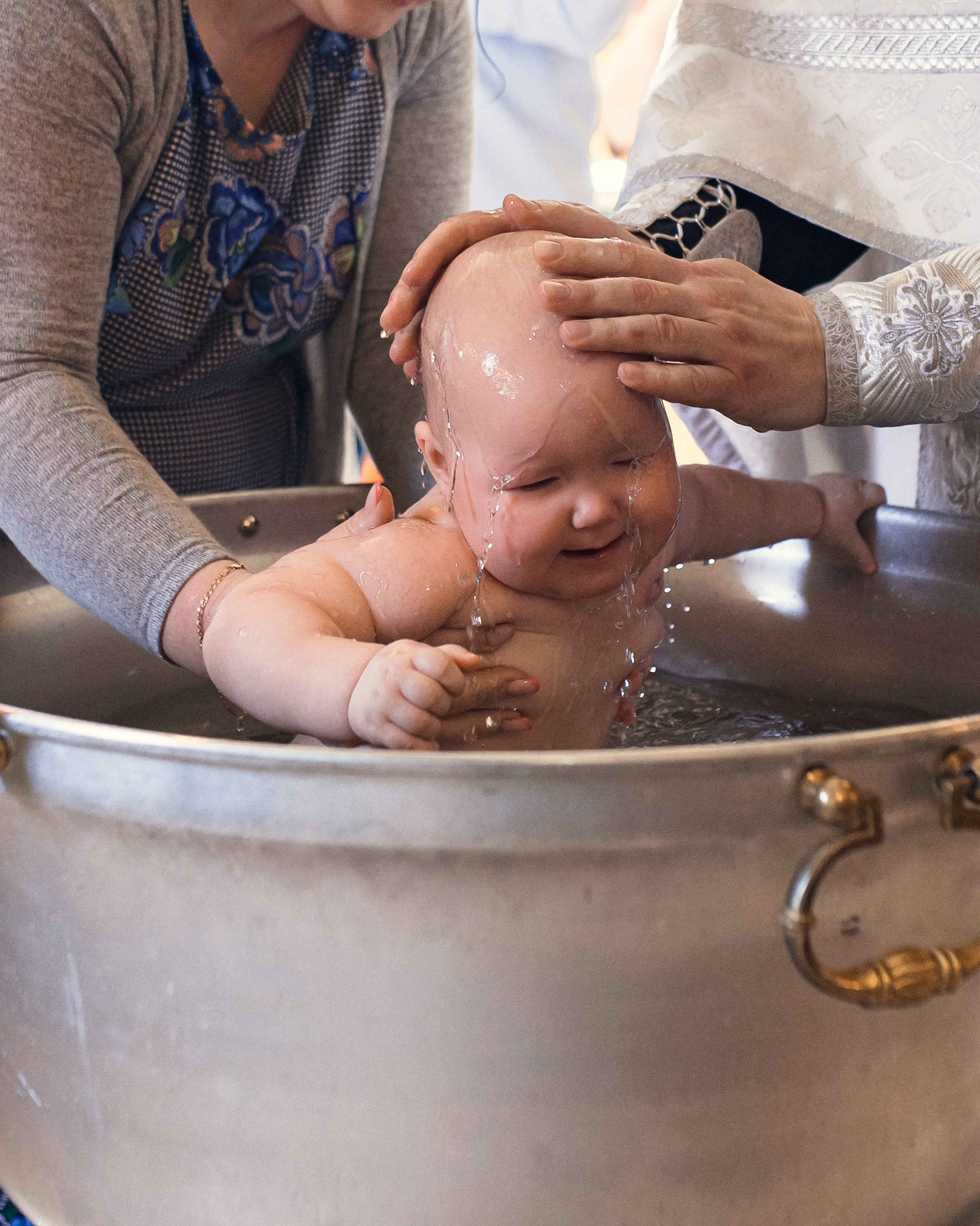 Крещение Верочки в Храме Андрея Боголюбского на Волжском