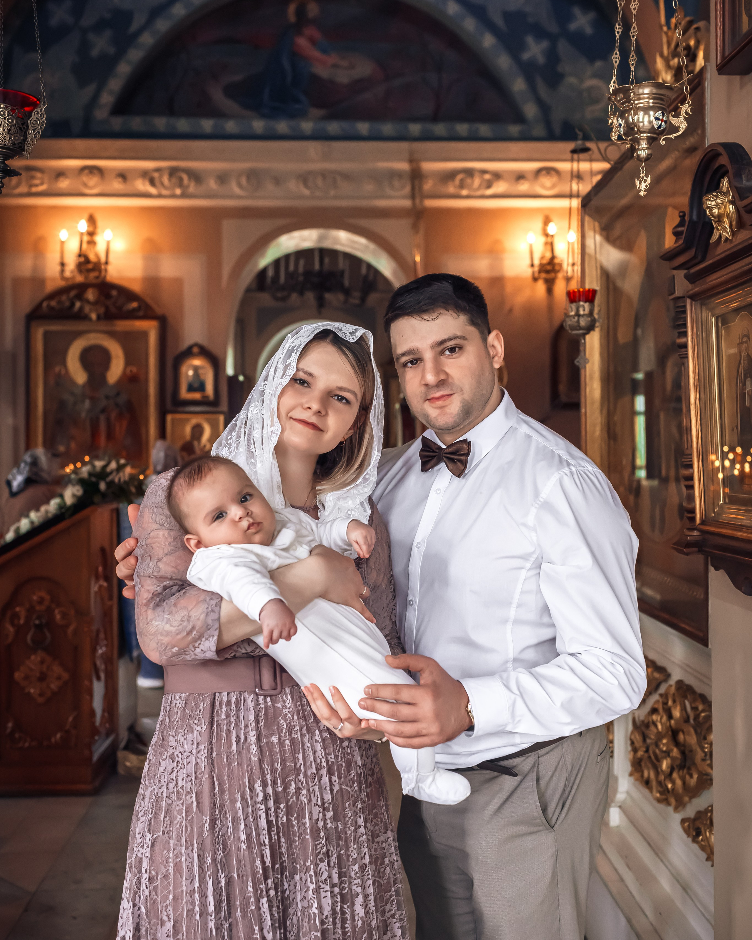 Крещение в Храме Влахернской иконы Божией Матери в Кузьминках