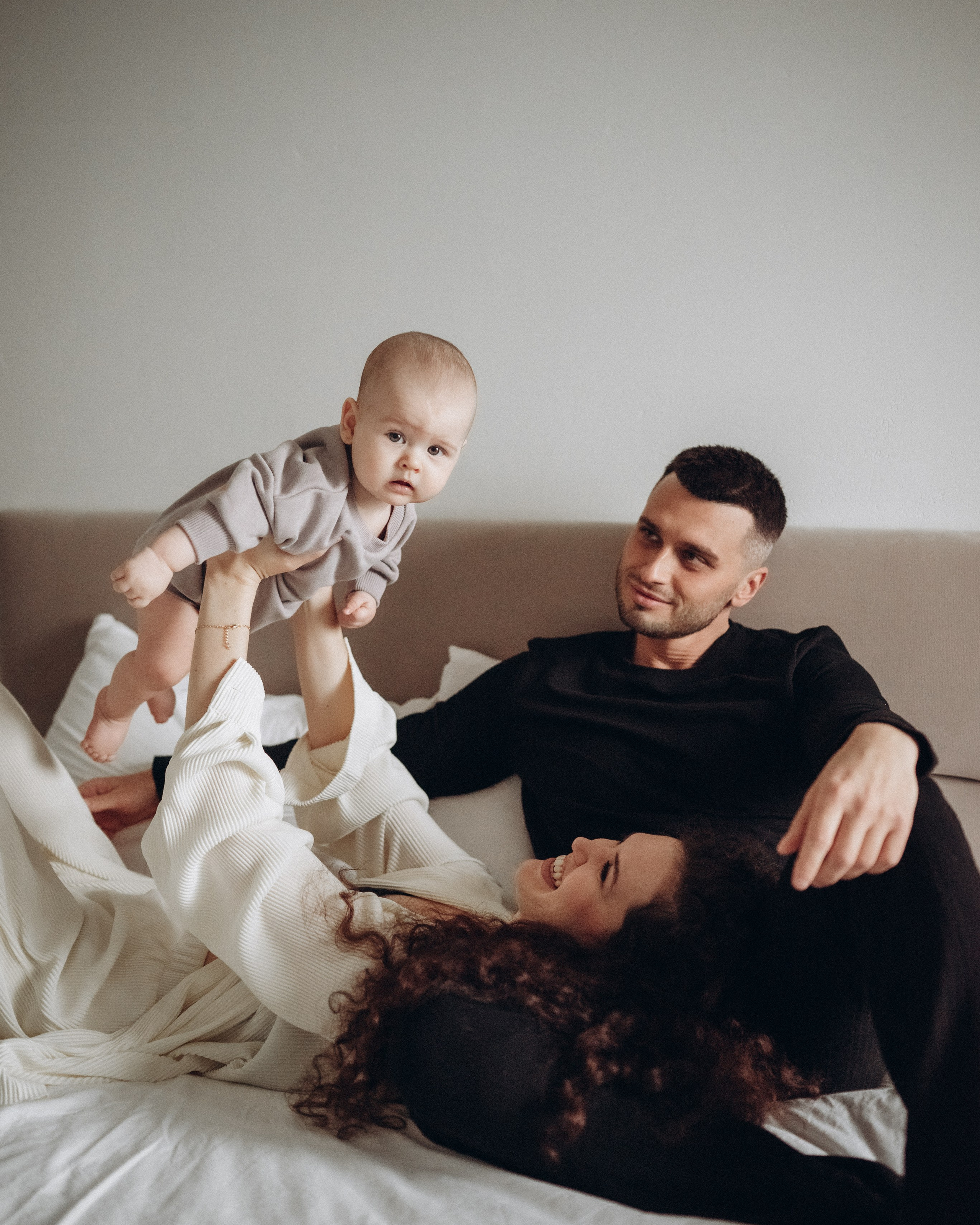 Домашняя съёмка с малышом