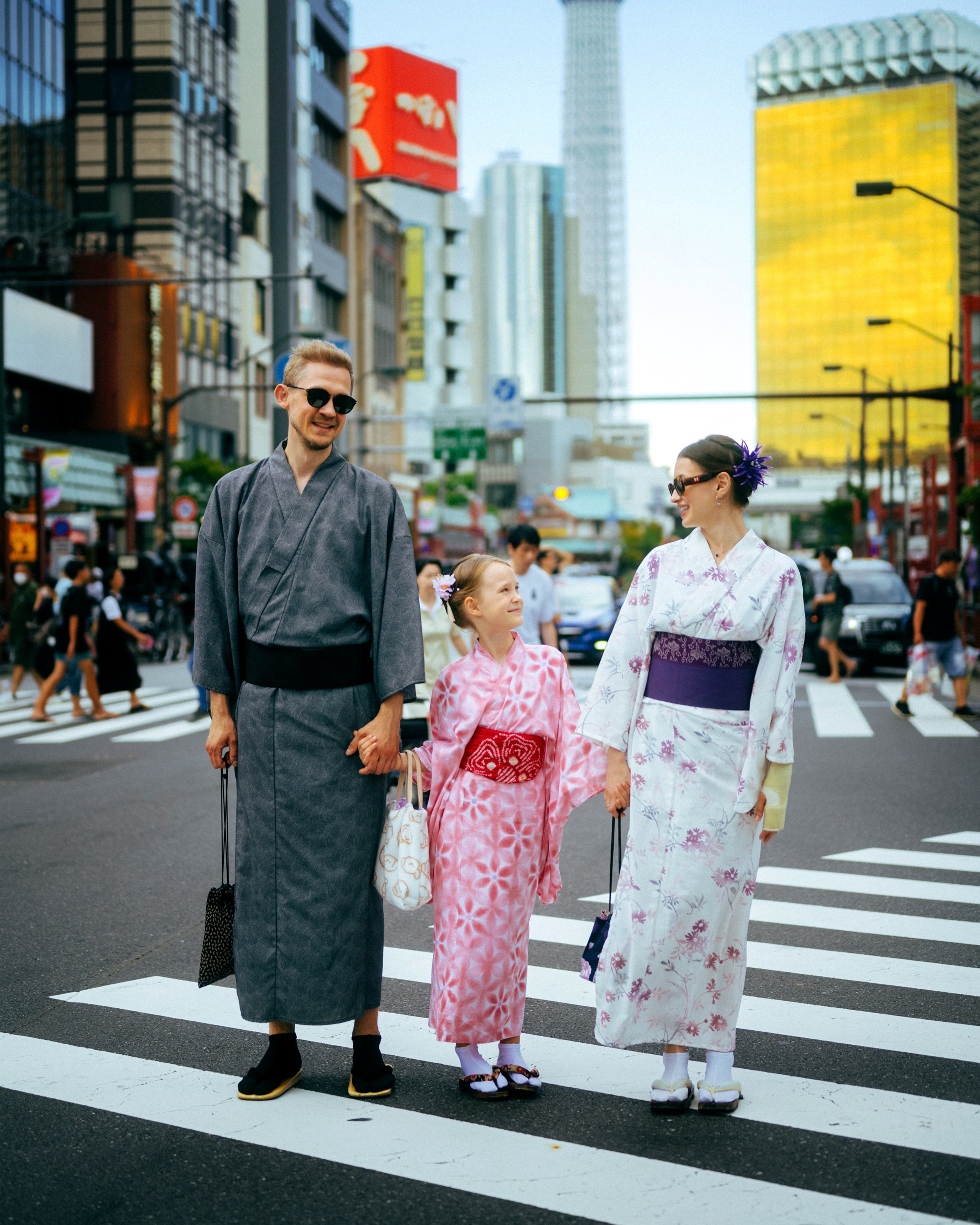 Nailya Anton and Varvara. Asakusa.