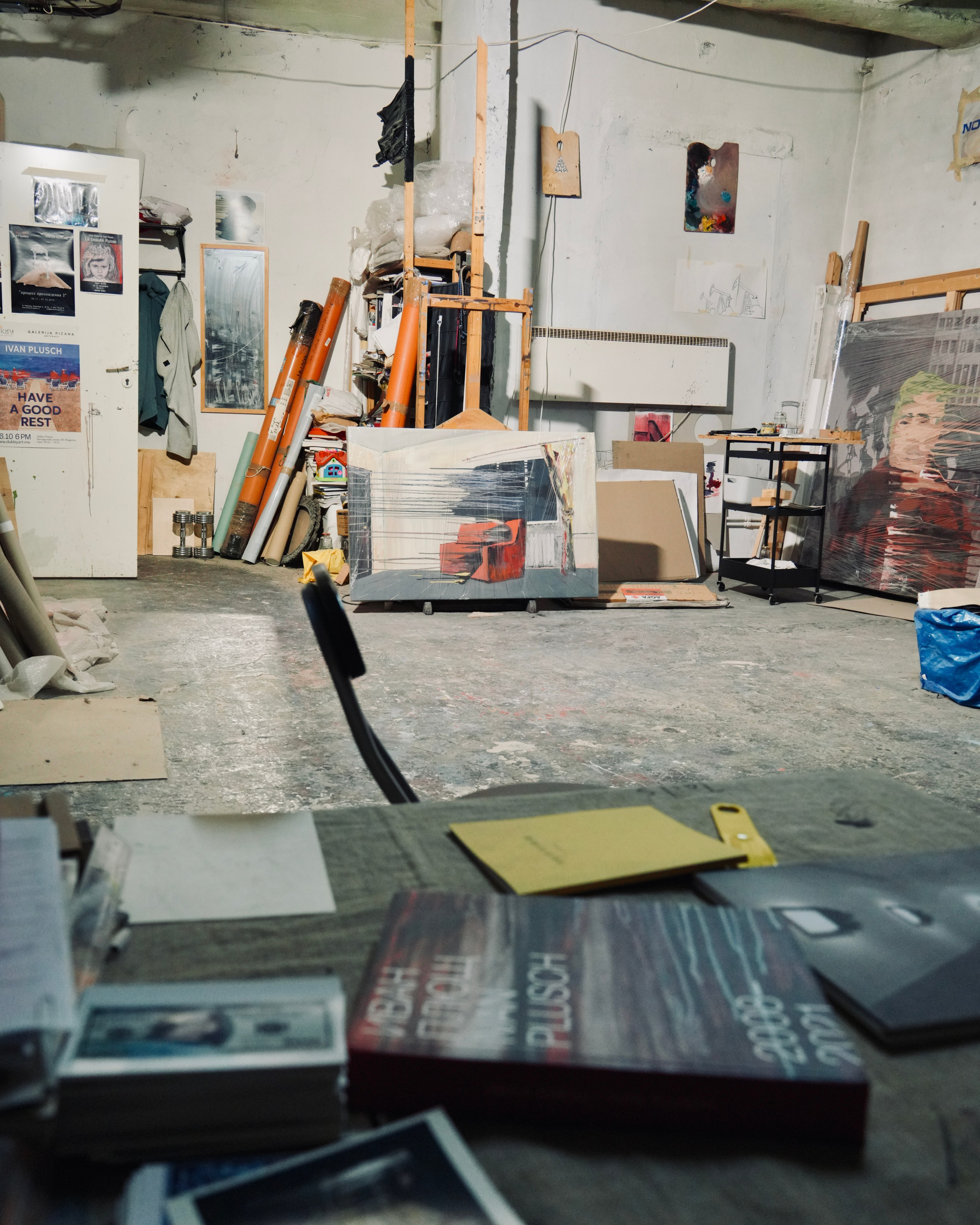 Репортаж из художественной мастерской