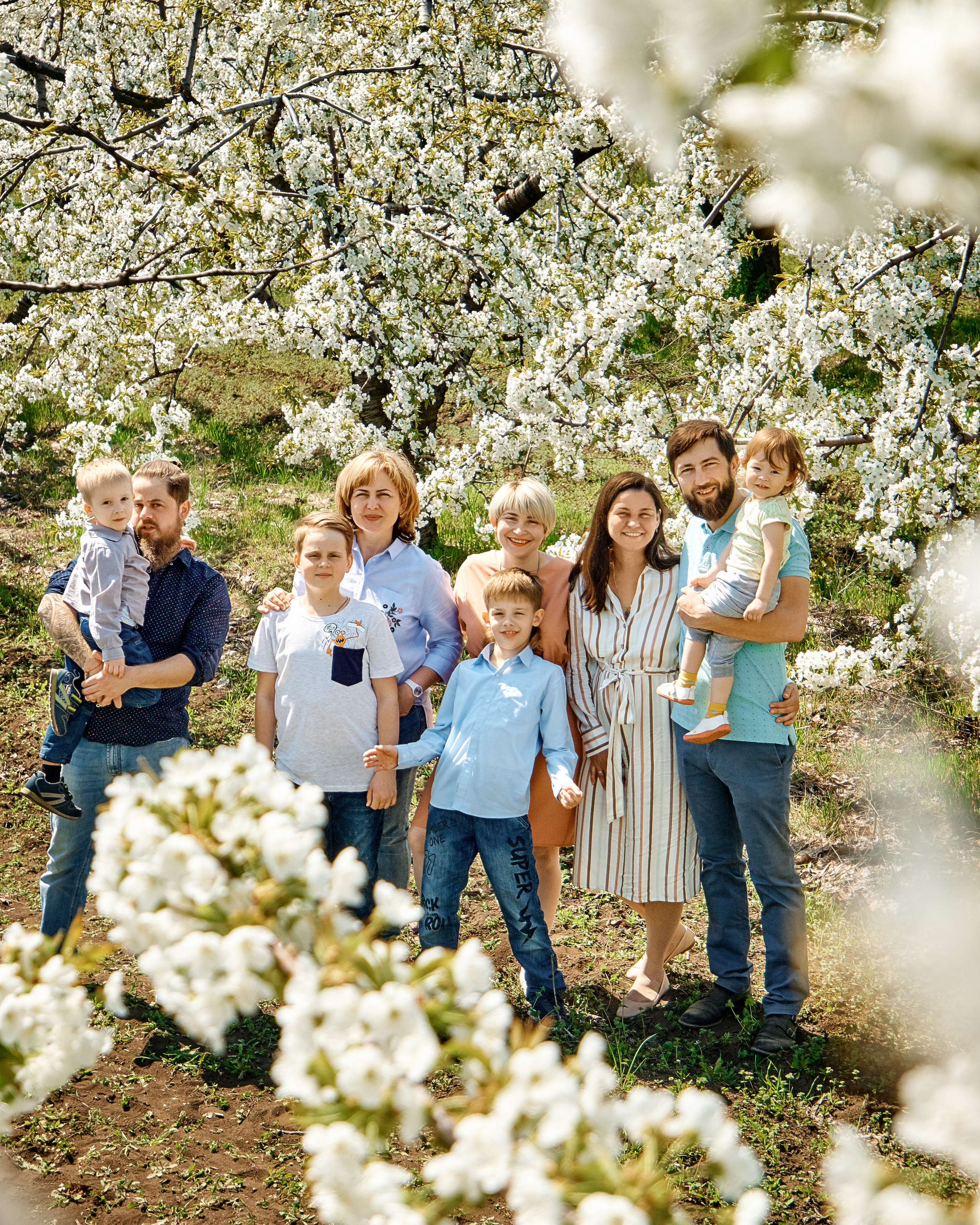 Фотосессия в цветущих садах