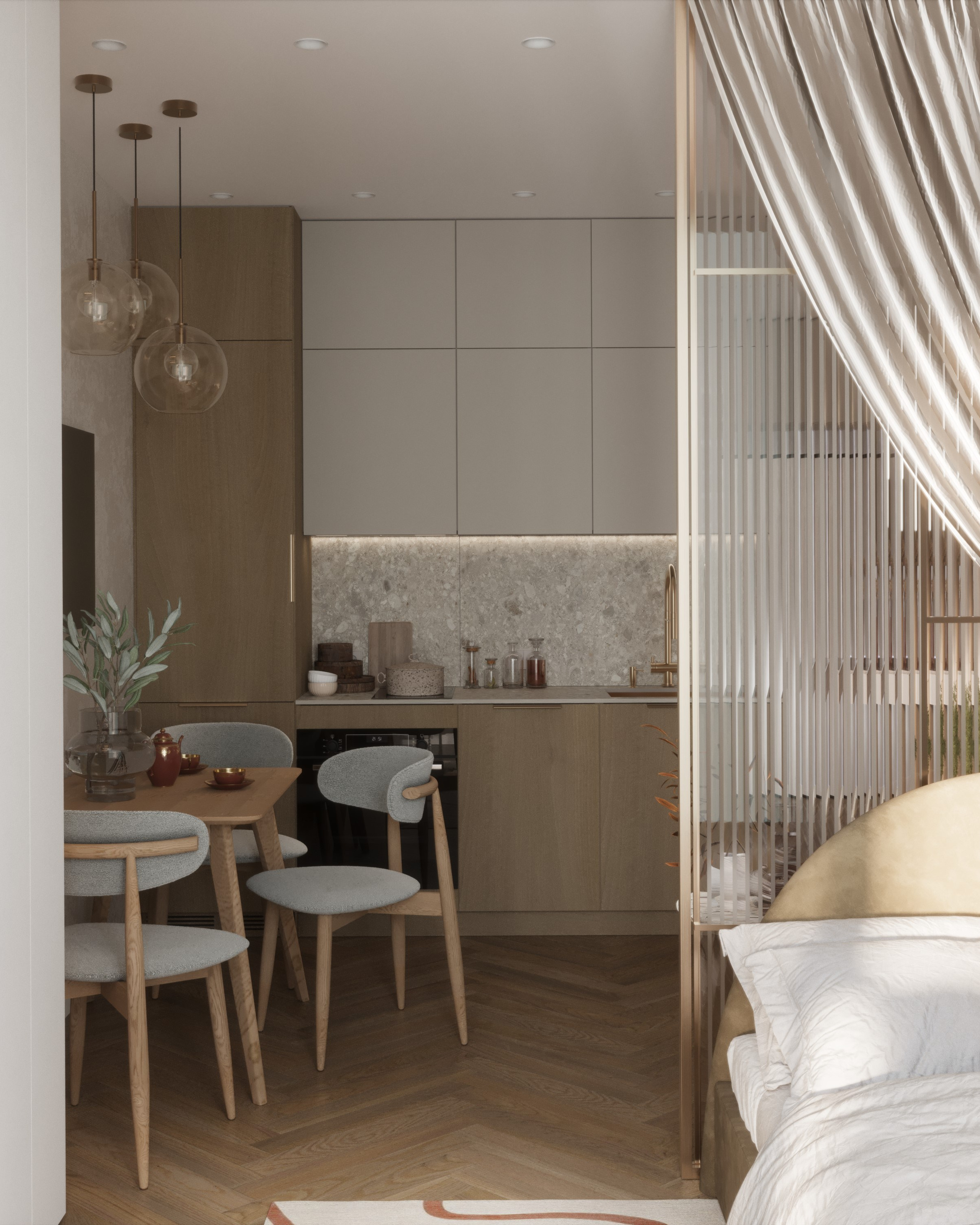 Квартира Wabi-Sabi