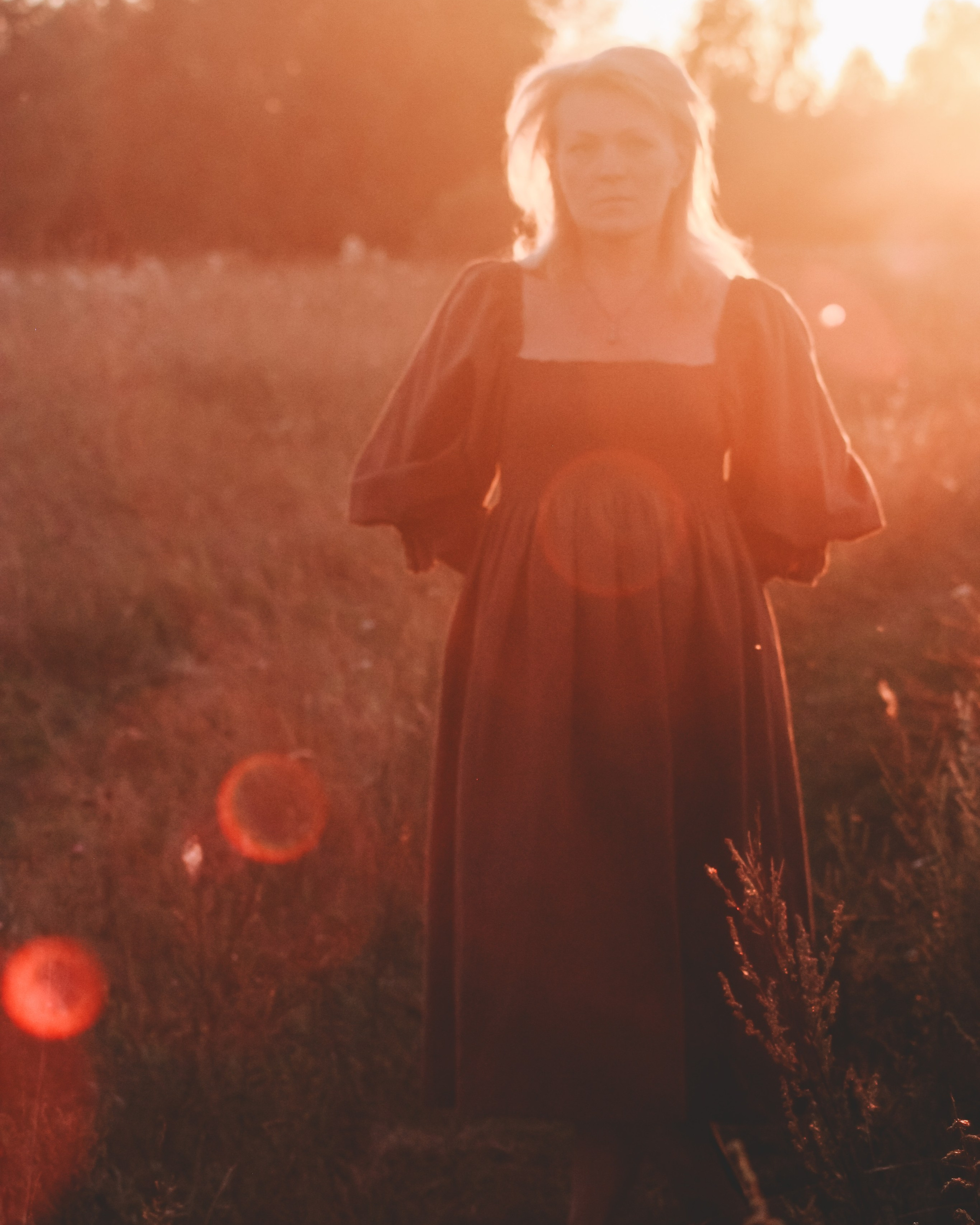 на закате солнца