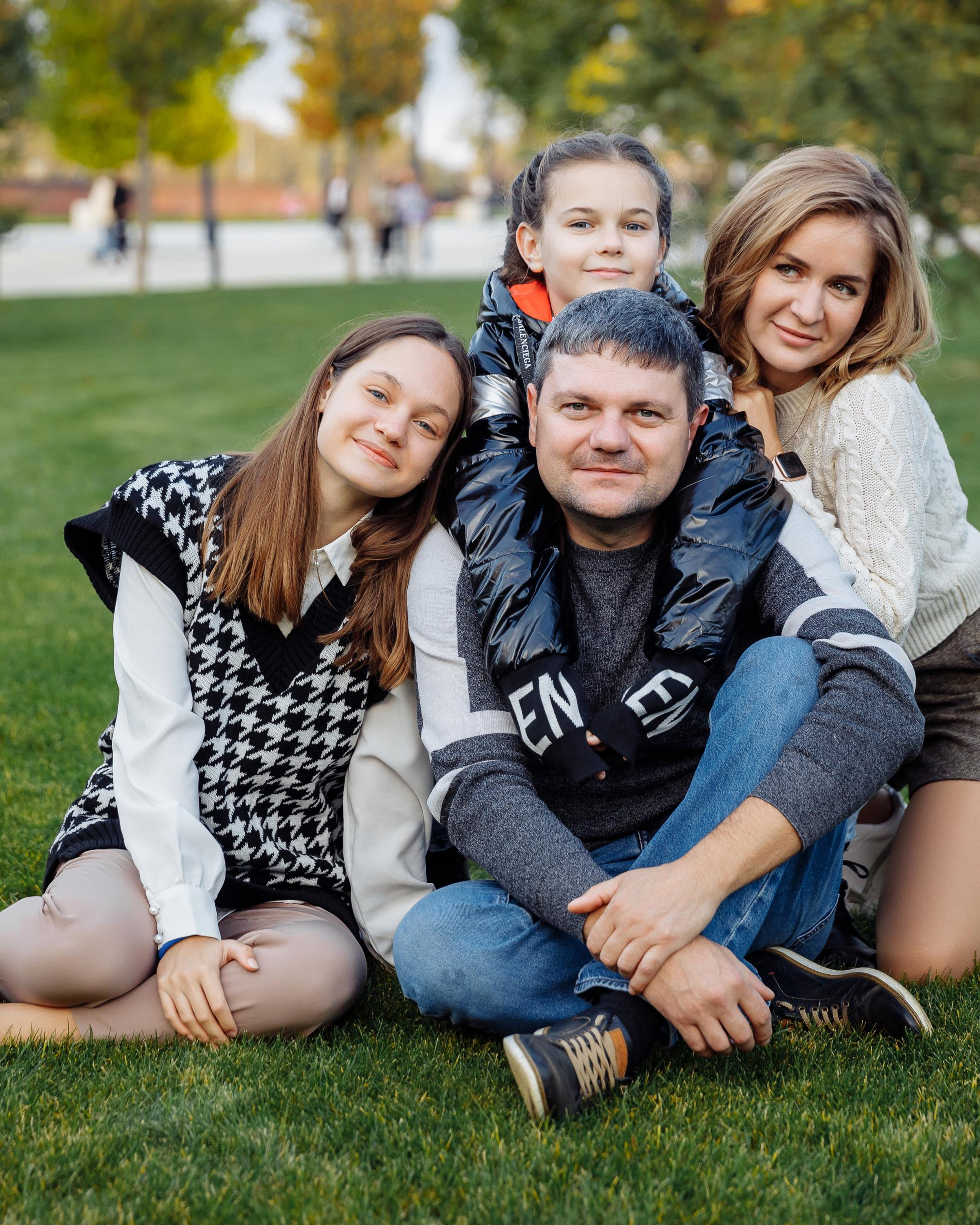 Семейная фотосессия в парке