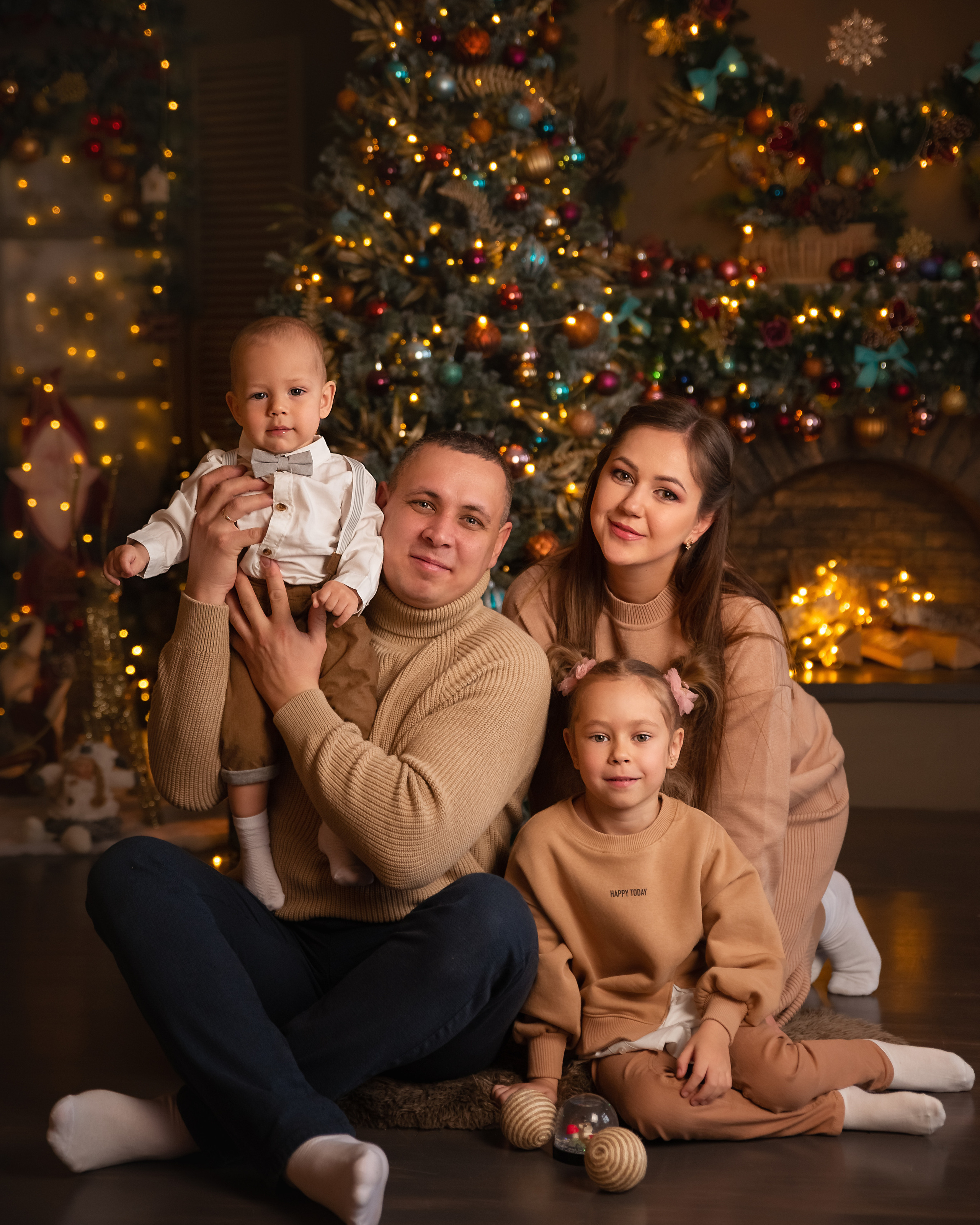 Новогодняя семейная фотосессия