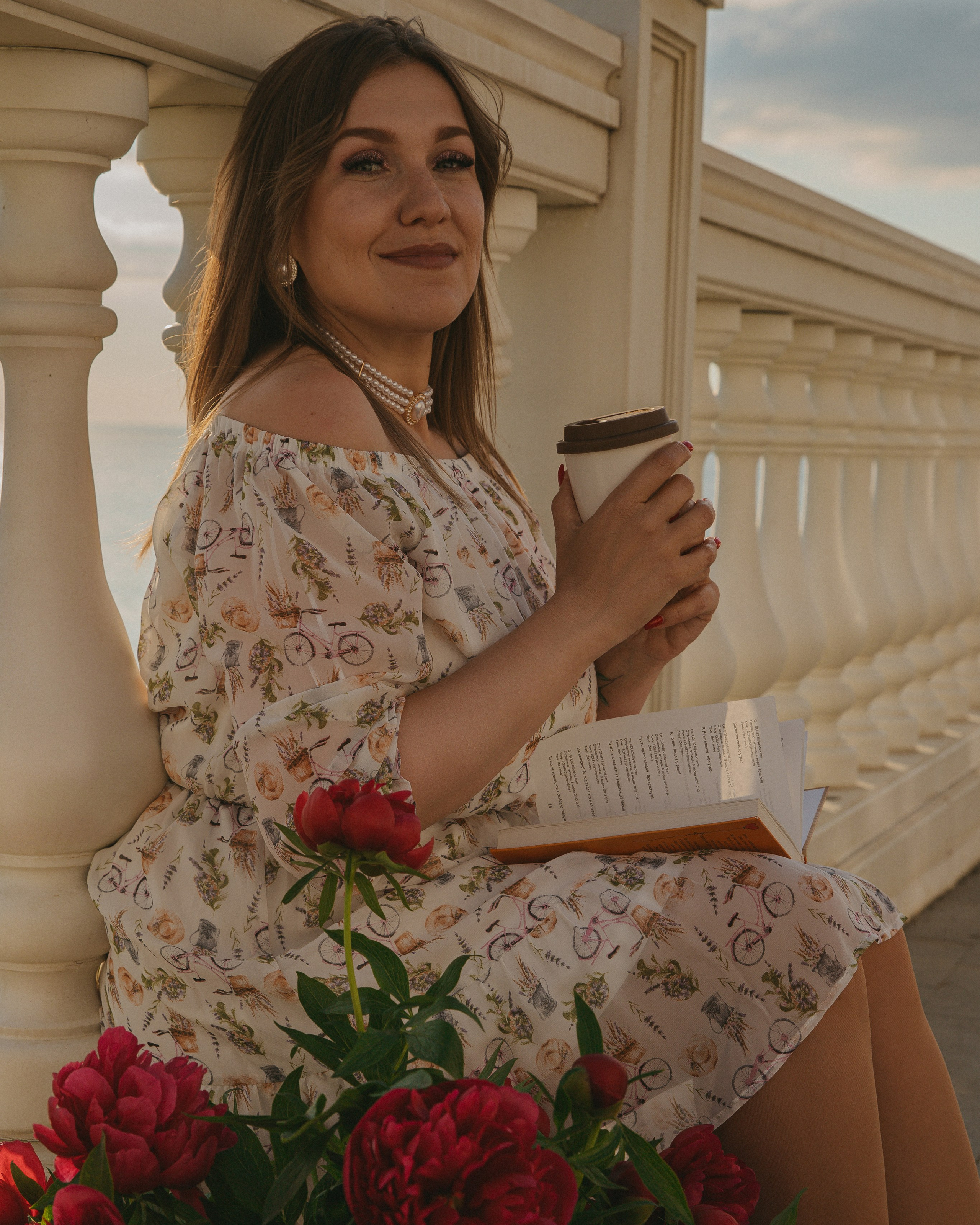 прогулка с&nbsp;пионами