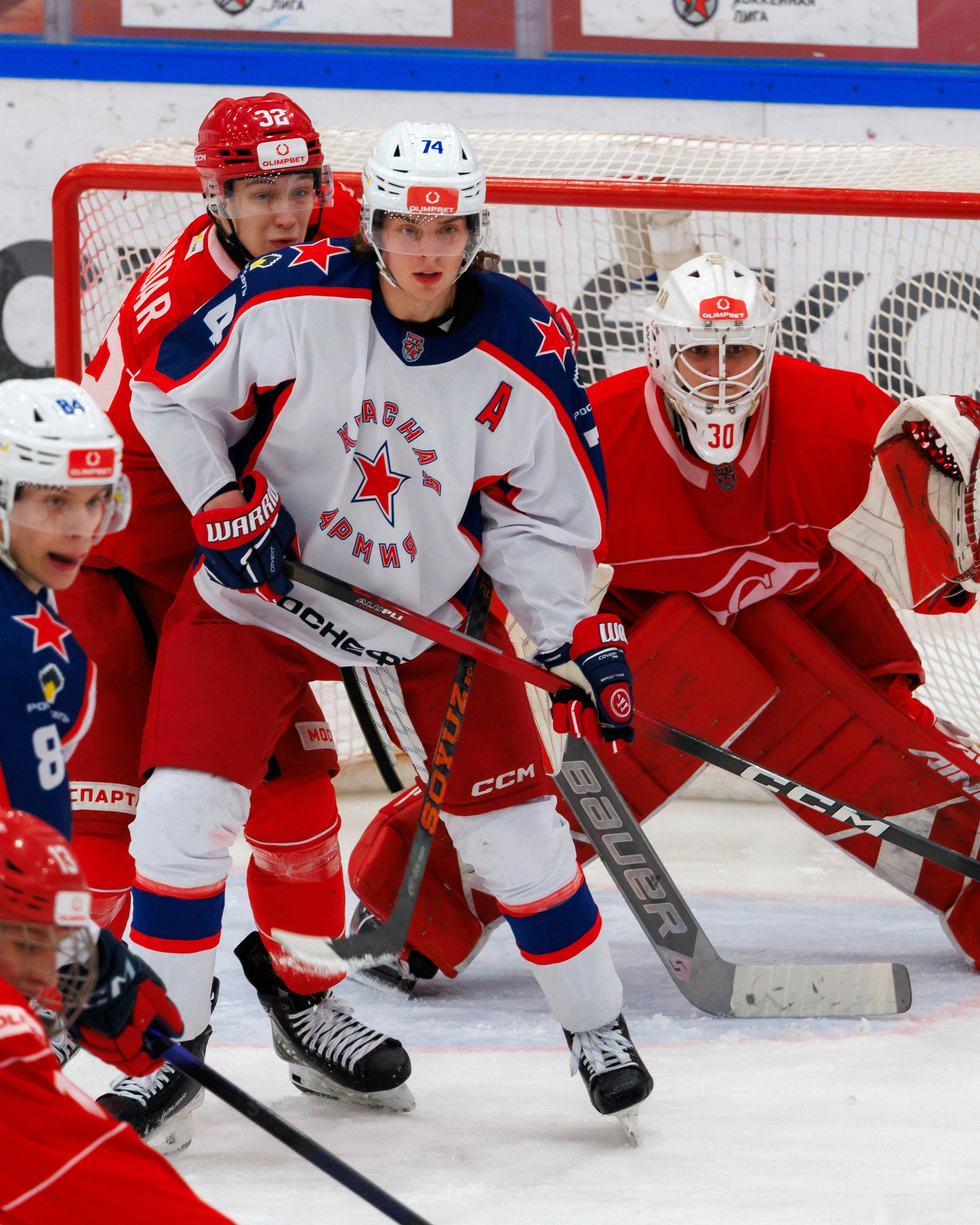 МАТЧ МХЛ. МХК СПАРТАК — ХК КРАСНАЯ АРМИЯ