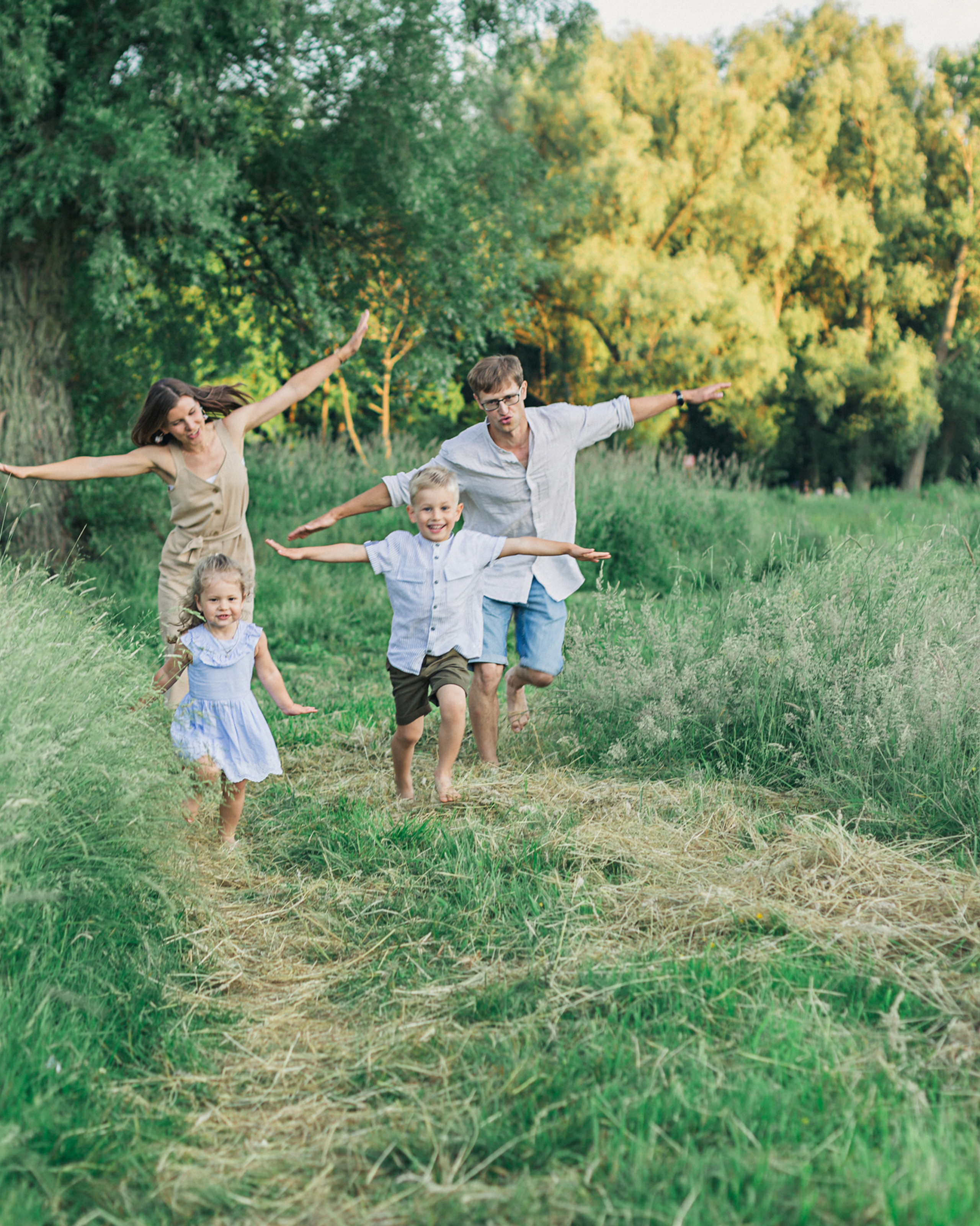 Анастасия, Александр, Глеб и Аня