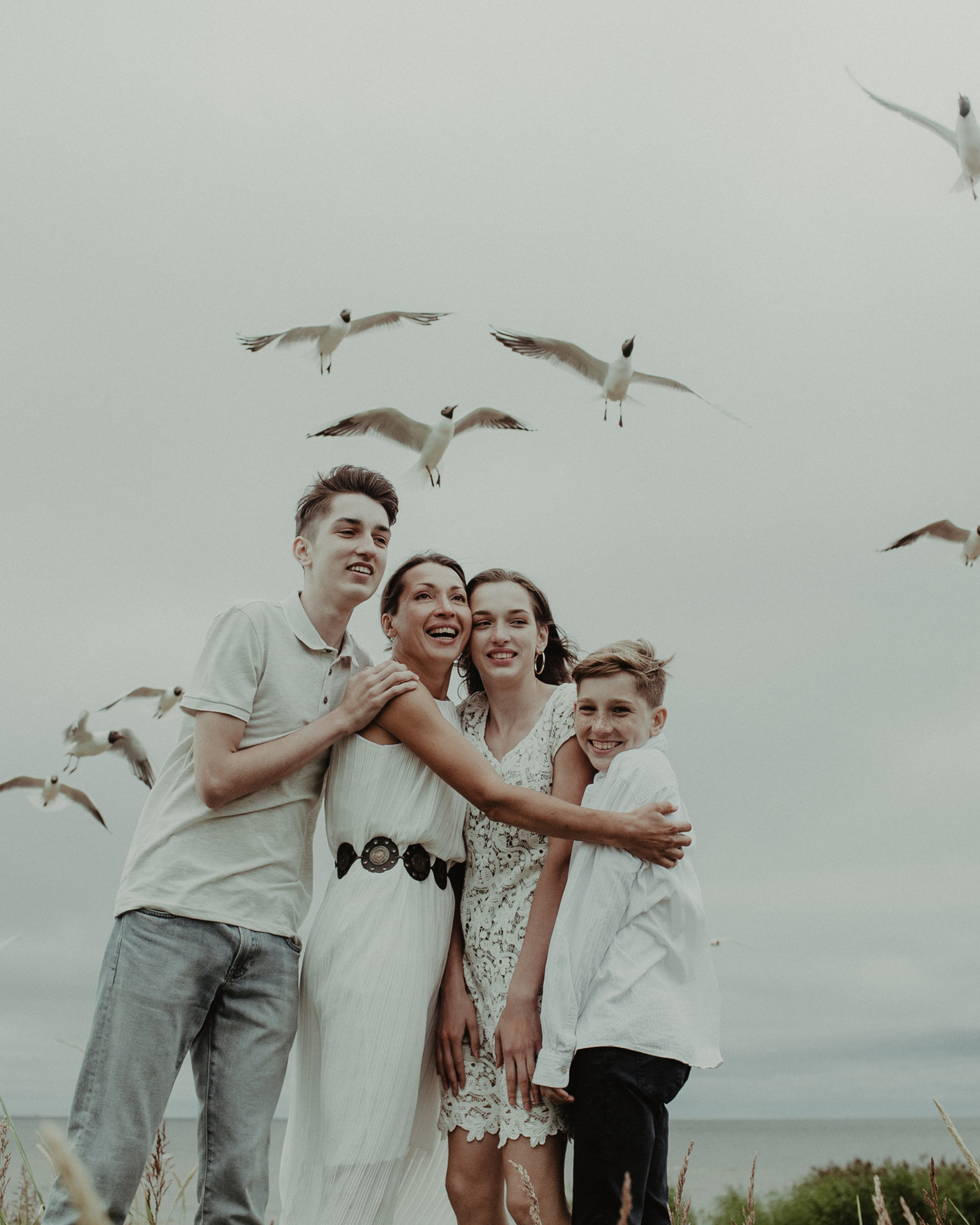 Криками чаек Едины