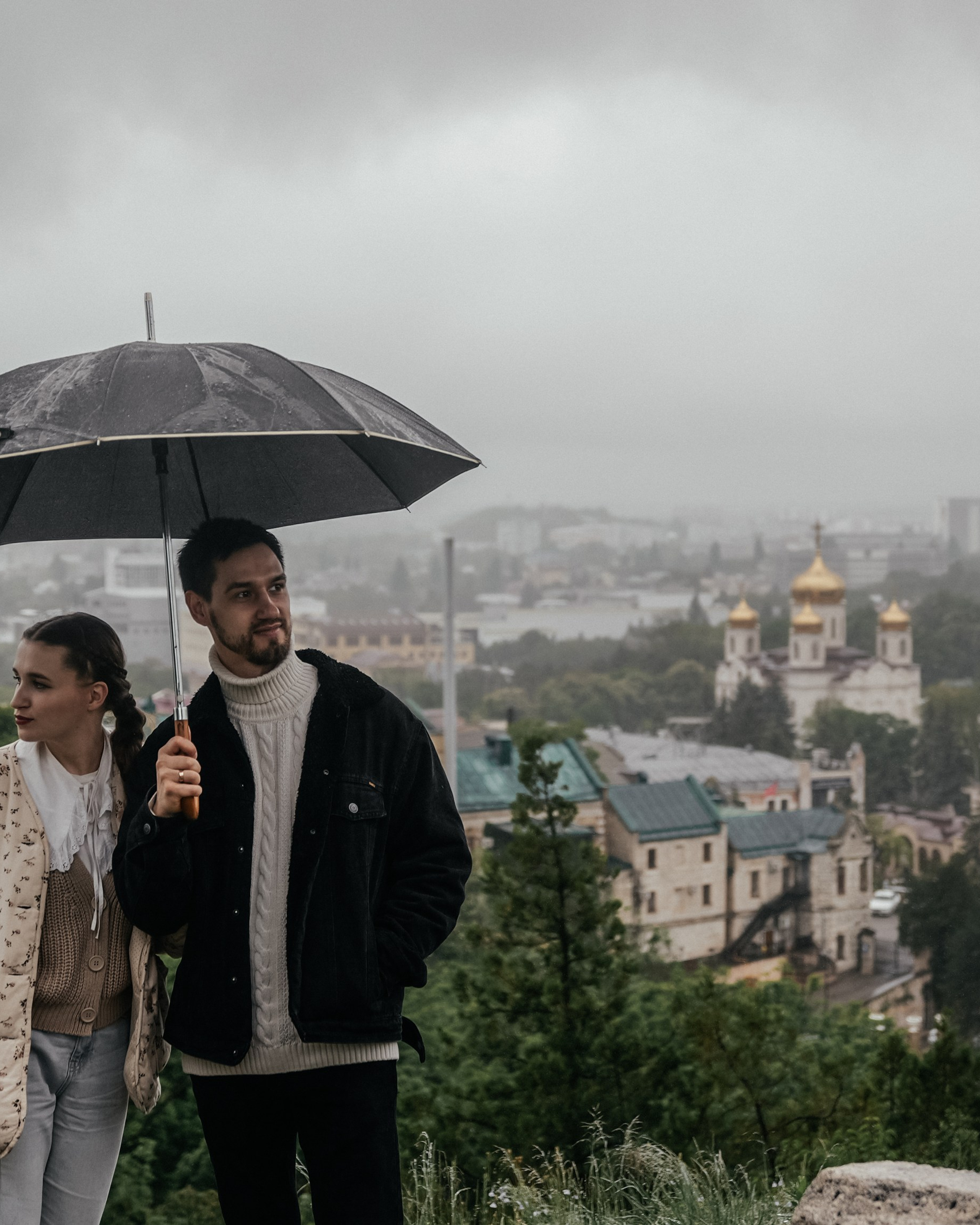 Прогулка под дождем