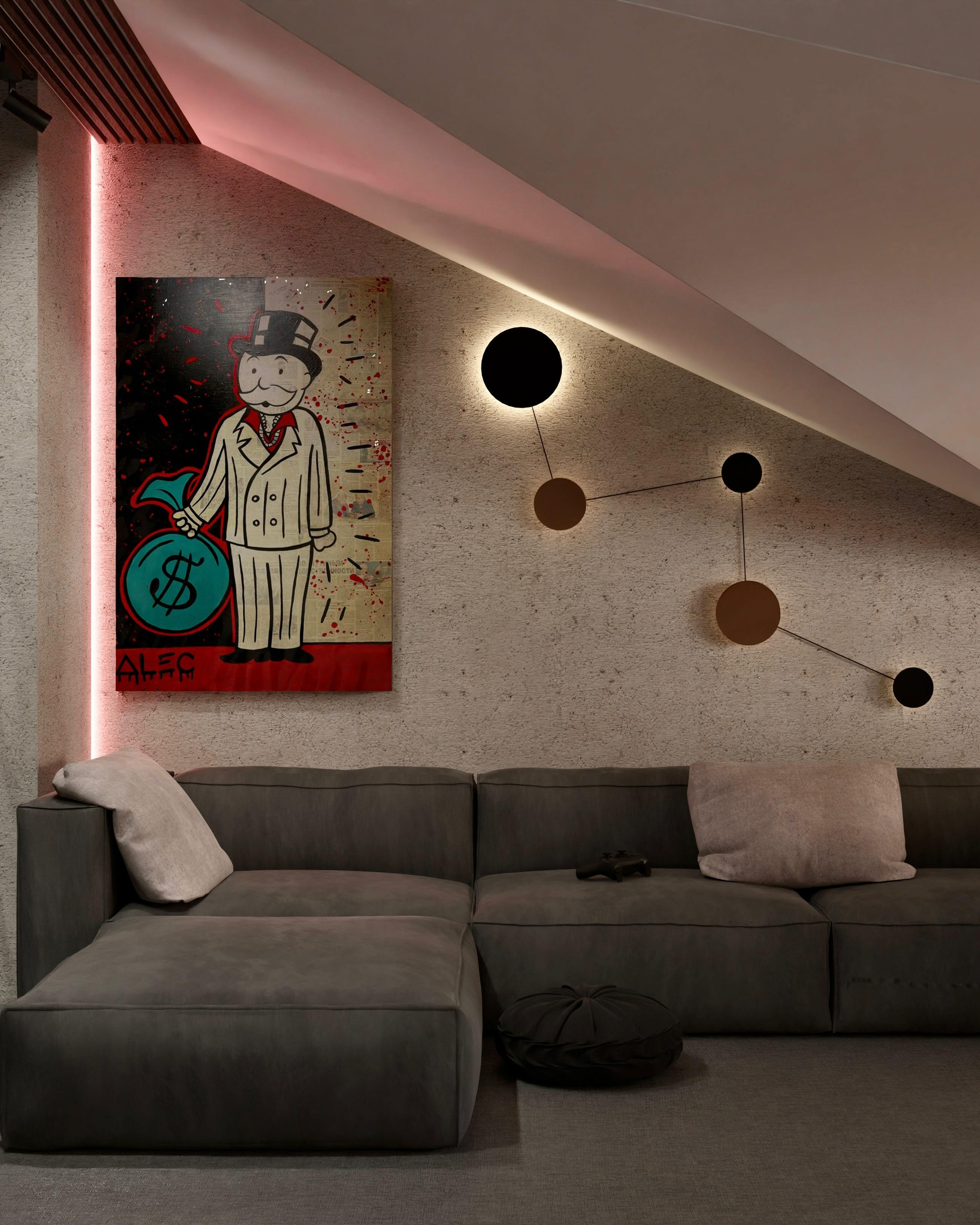 Game-зона на мансарде