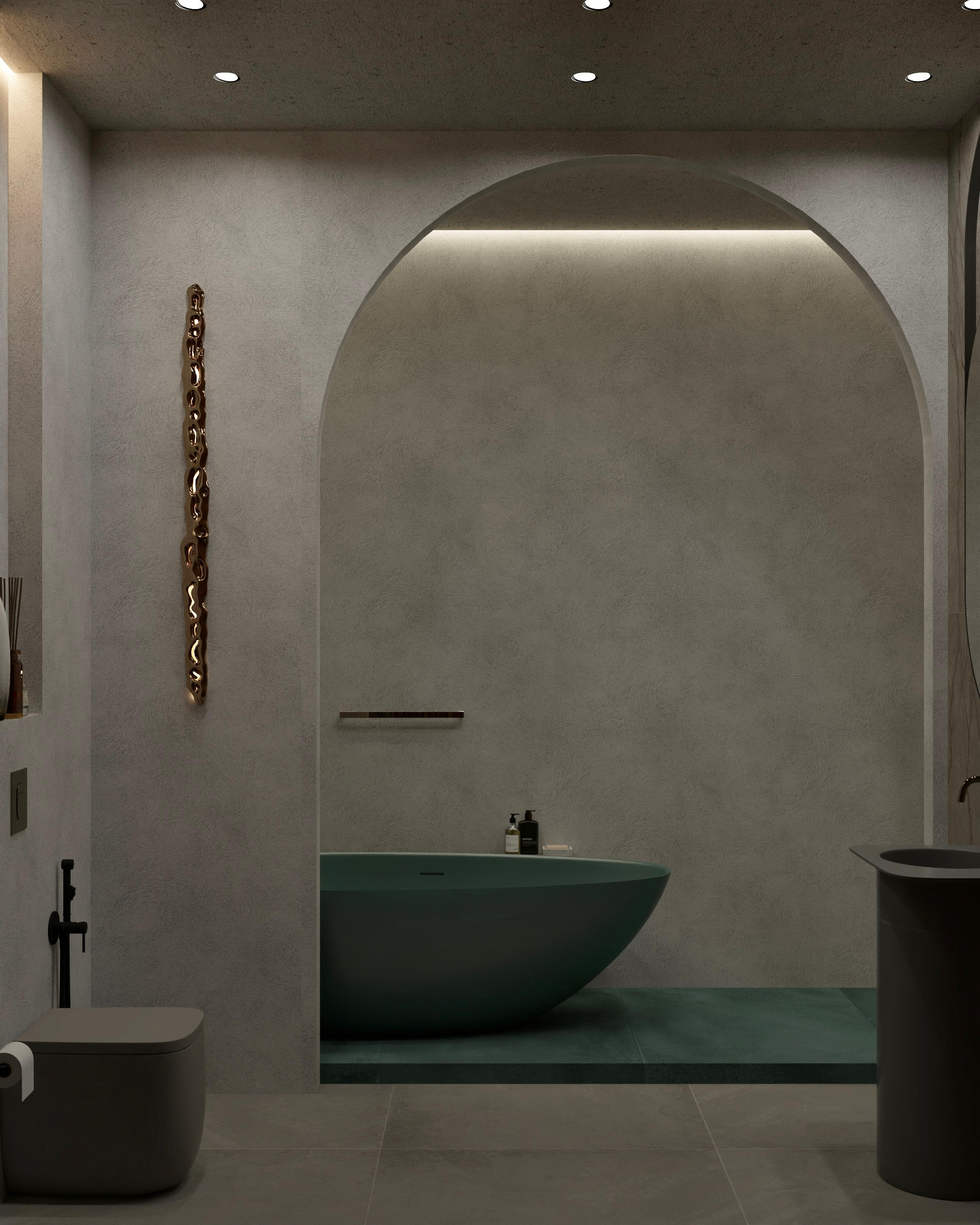 Ванная комната в загородном доме