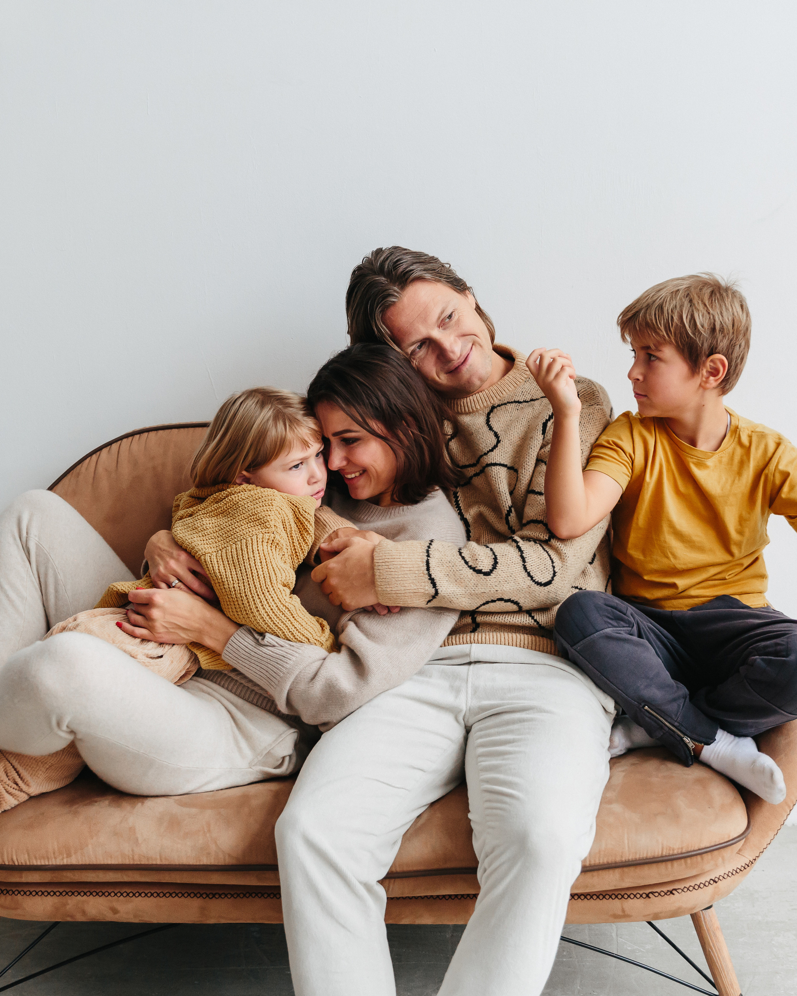 Наташа, Алесандро, Матео и Кьяра