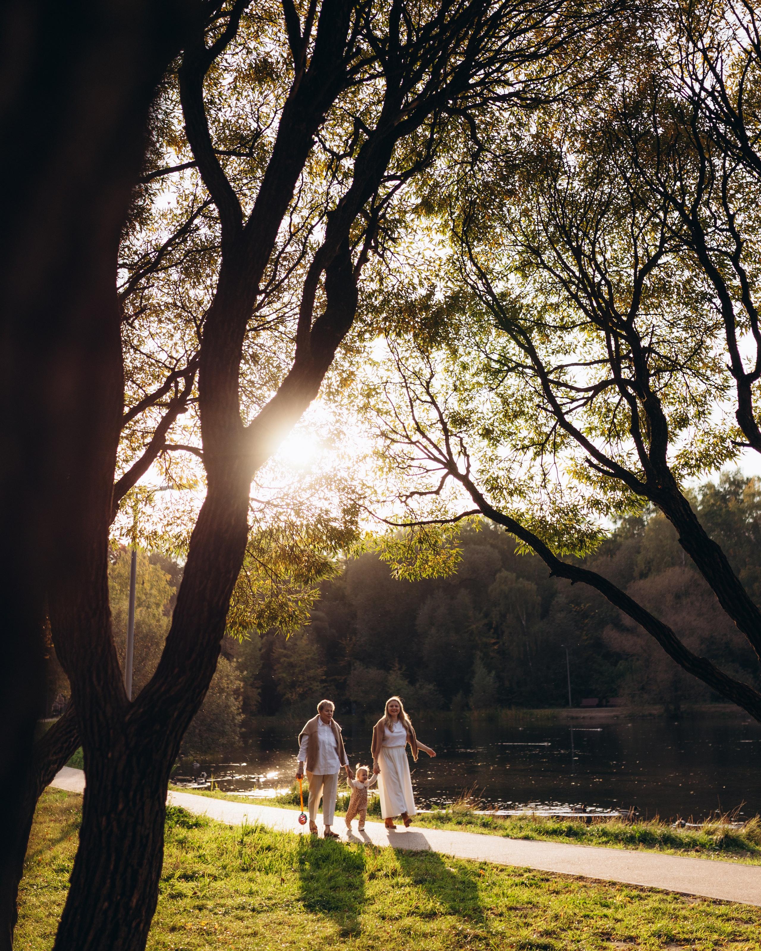 Ольга, Елена и маленькая Таисия