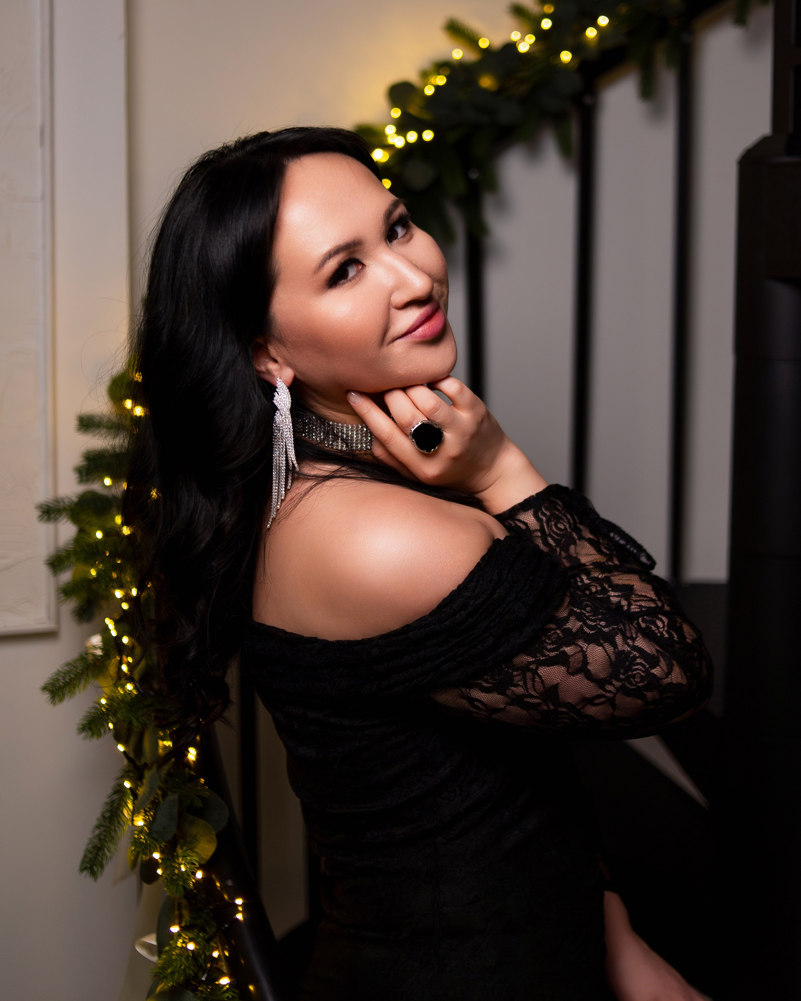 Новогодняя. «Lady in Black»