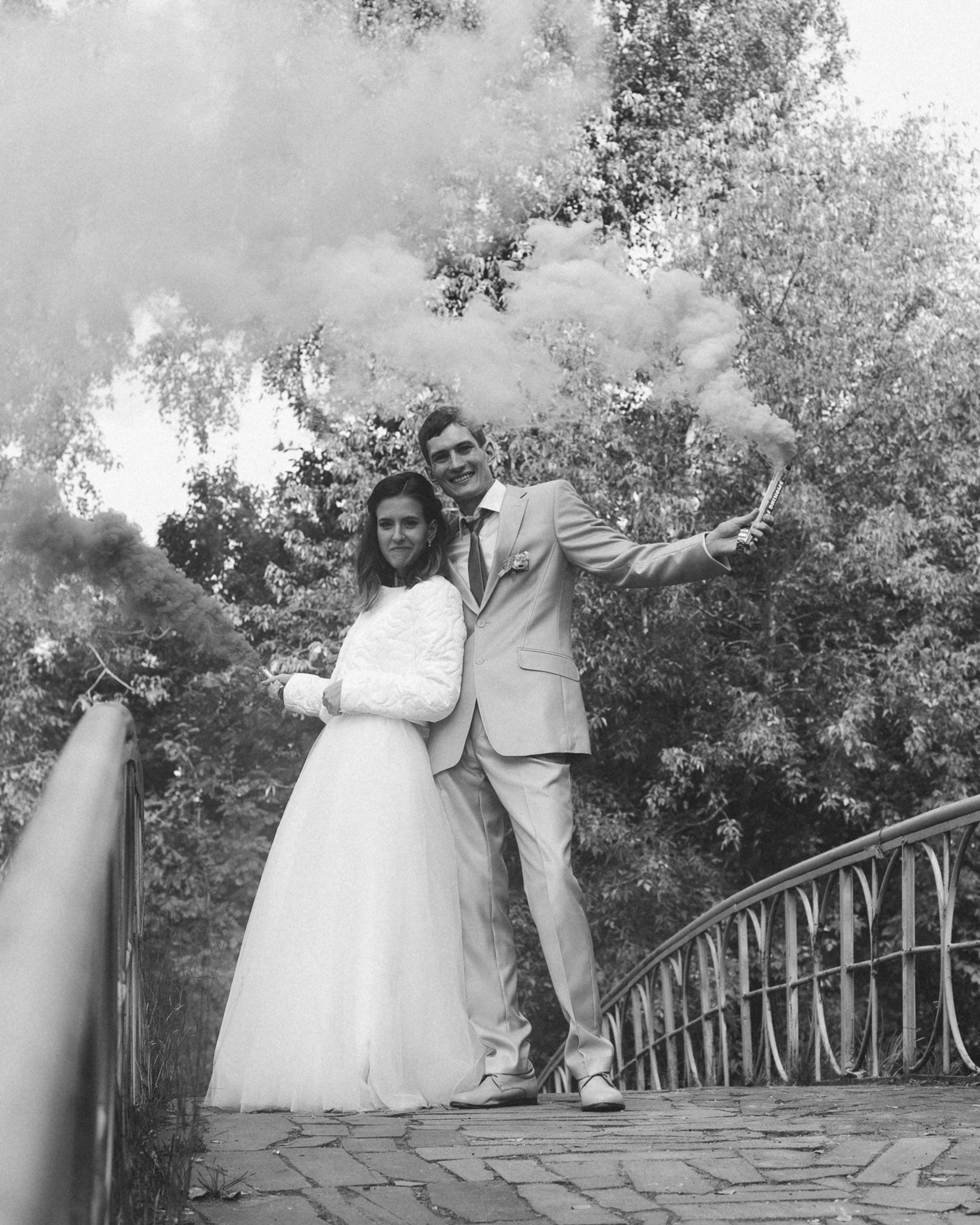 Черно-белая свадьба для — Алины и Артема