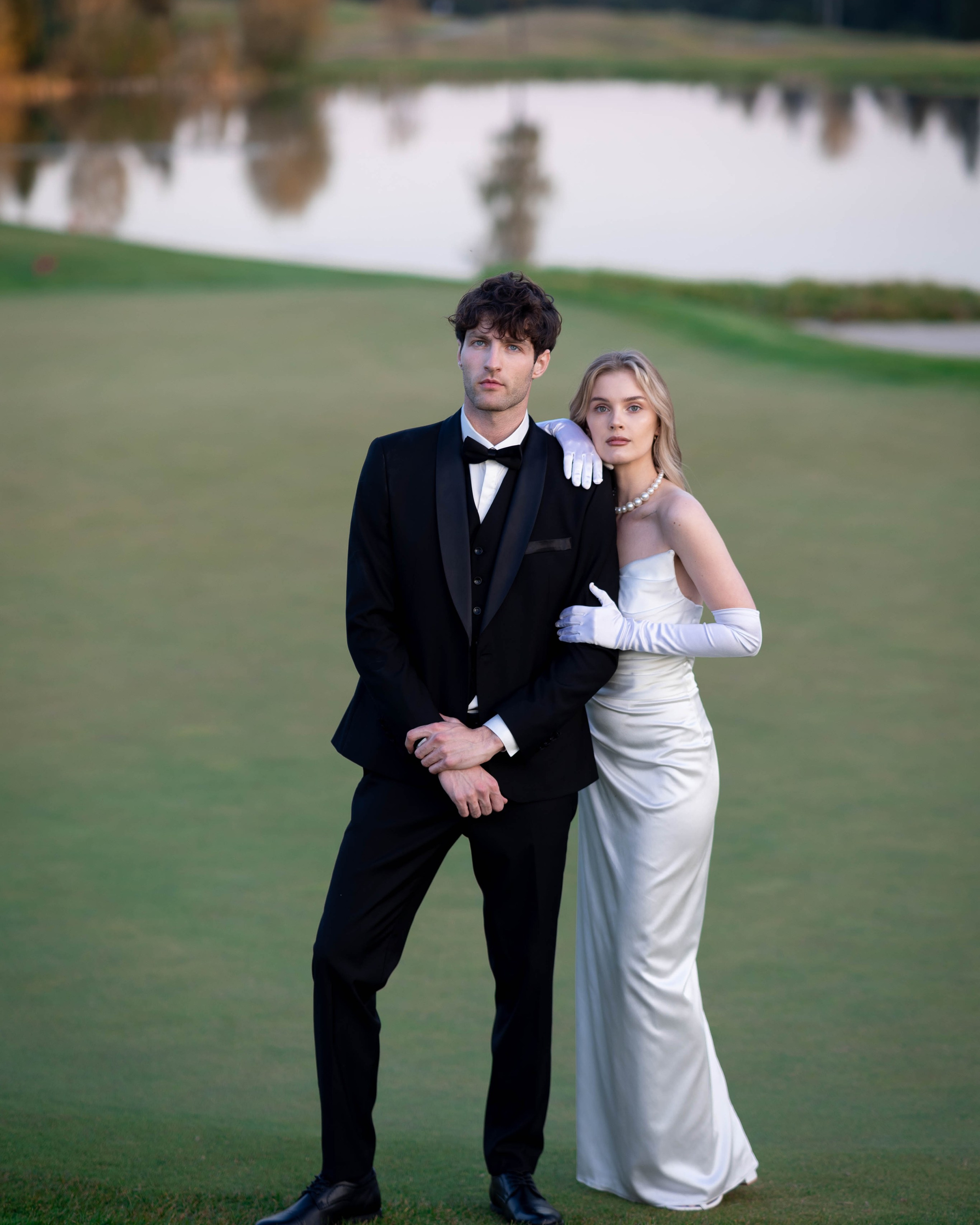 Свадебная фотосессия в гольф клубе
